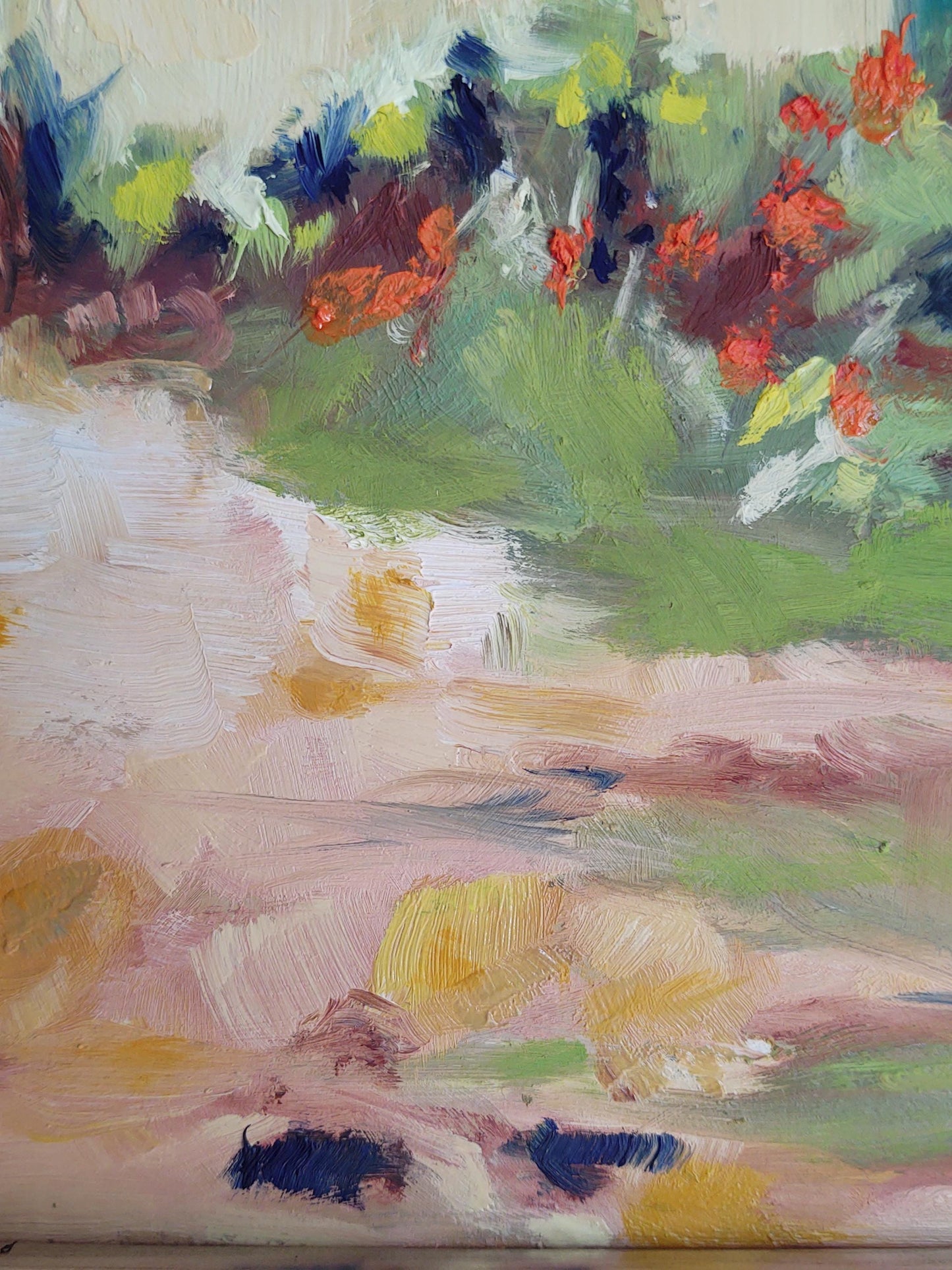 V SOLD Memories of Cape Cod Plein Air 12 x 12 Oil on Board