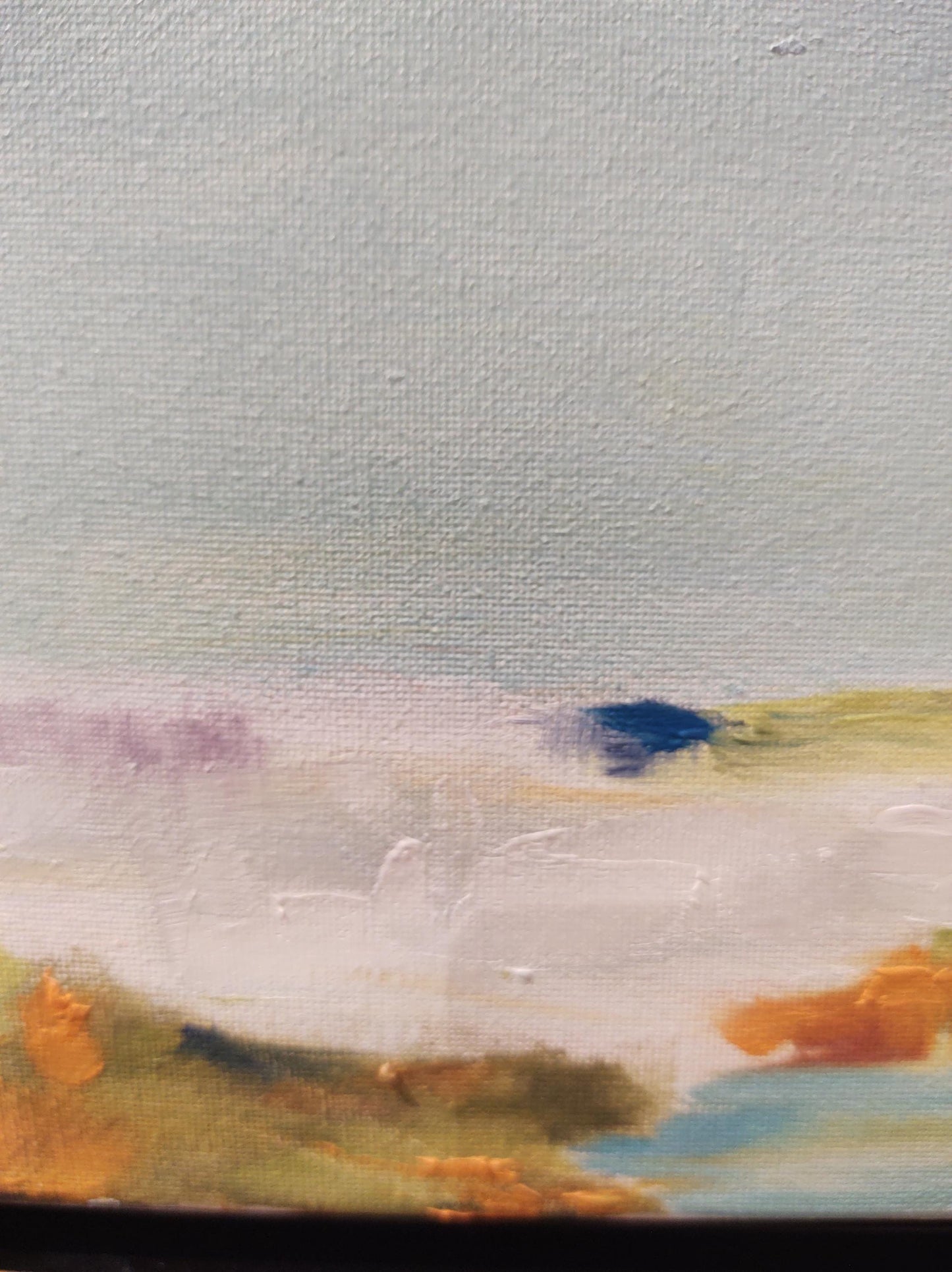 Presidio Sky: The Gate's Foggy Embrace 9" x 12" | Oil on Canvas