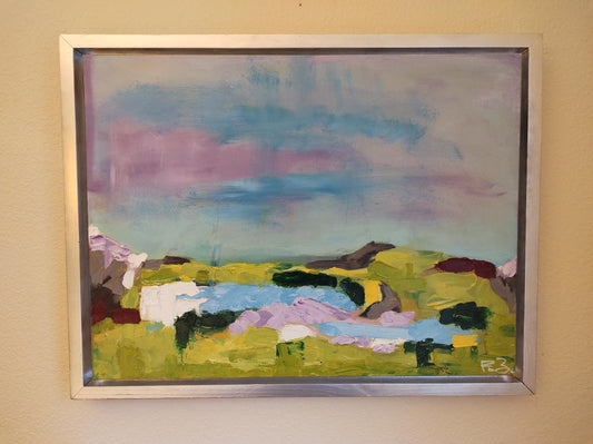 V California Blooming - 18x30 - Impressionist Oil on Canvas - Gallery Exhibit