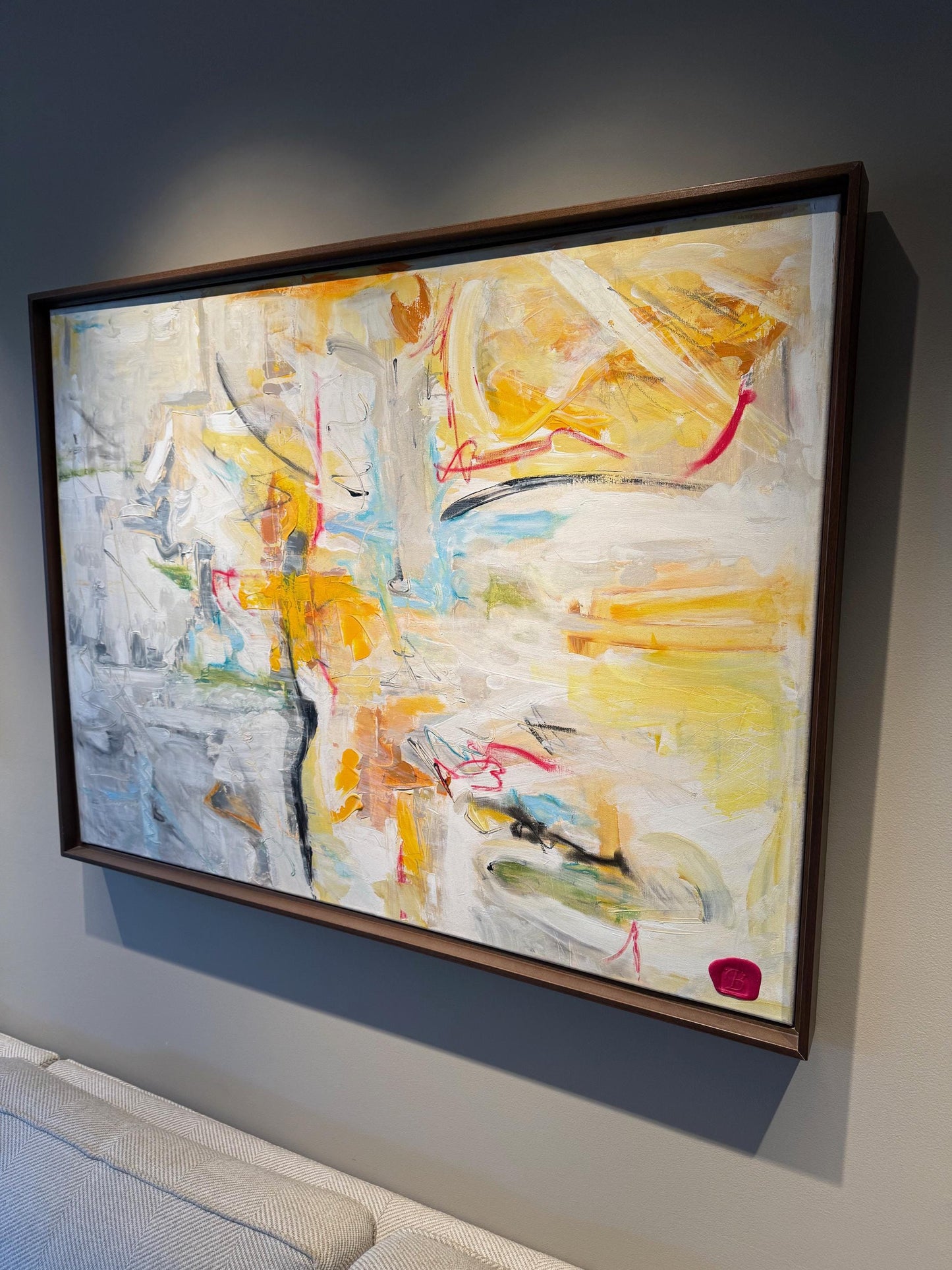 SOLD- triptych- Color Abyss-Timmy's Dream- (center piece)