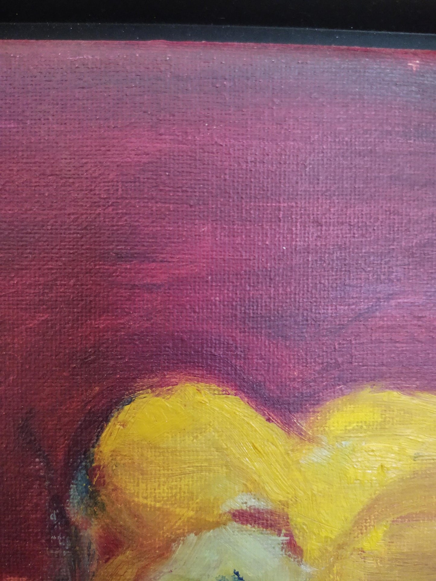 G Yellow Peppers-Still Life (Set 2 of 3) 8 x 10 Oil on Canvas