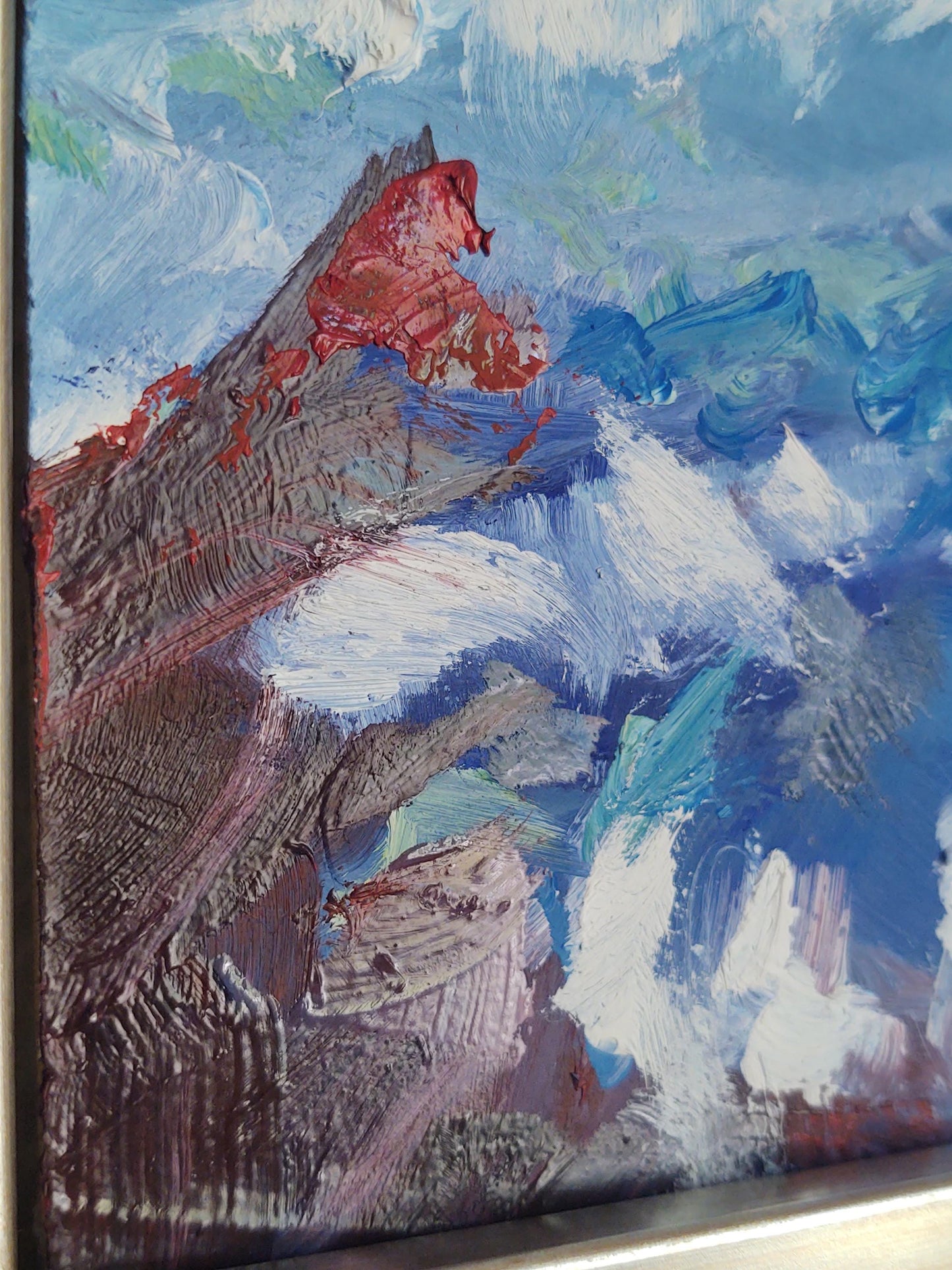 G Cerulean Sea Sonoma Coast 12 x 12 Oil on Canvas