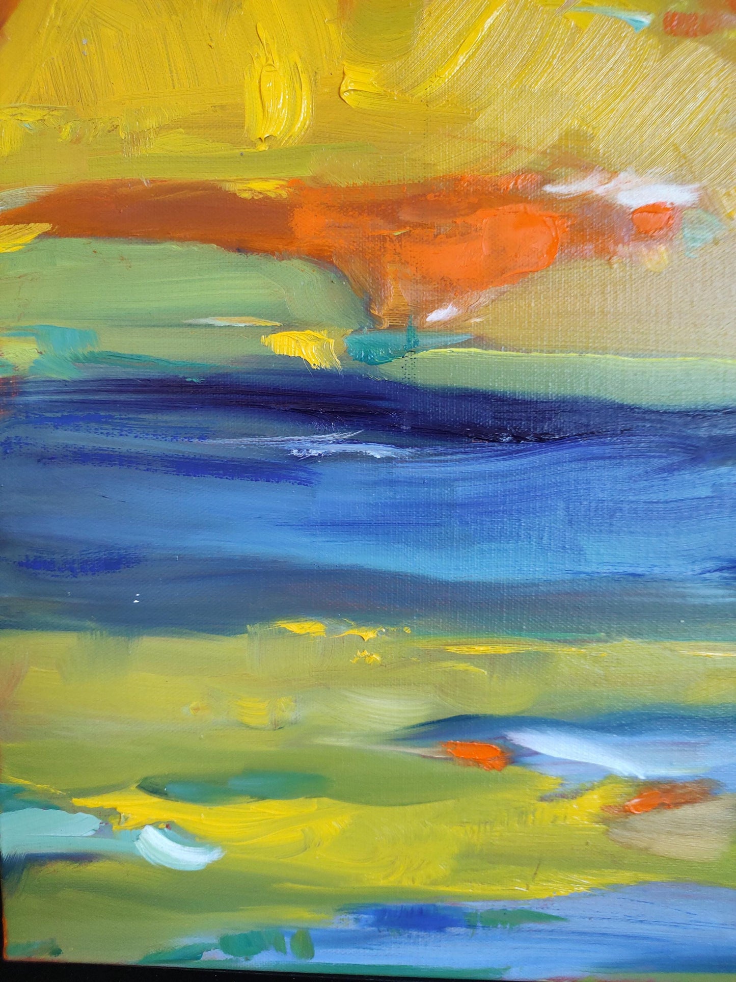 B Pt Reyes Abbott's Cove - 24x24 - Oil on Canvas - Gallery Exhibit