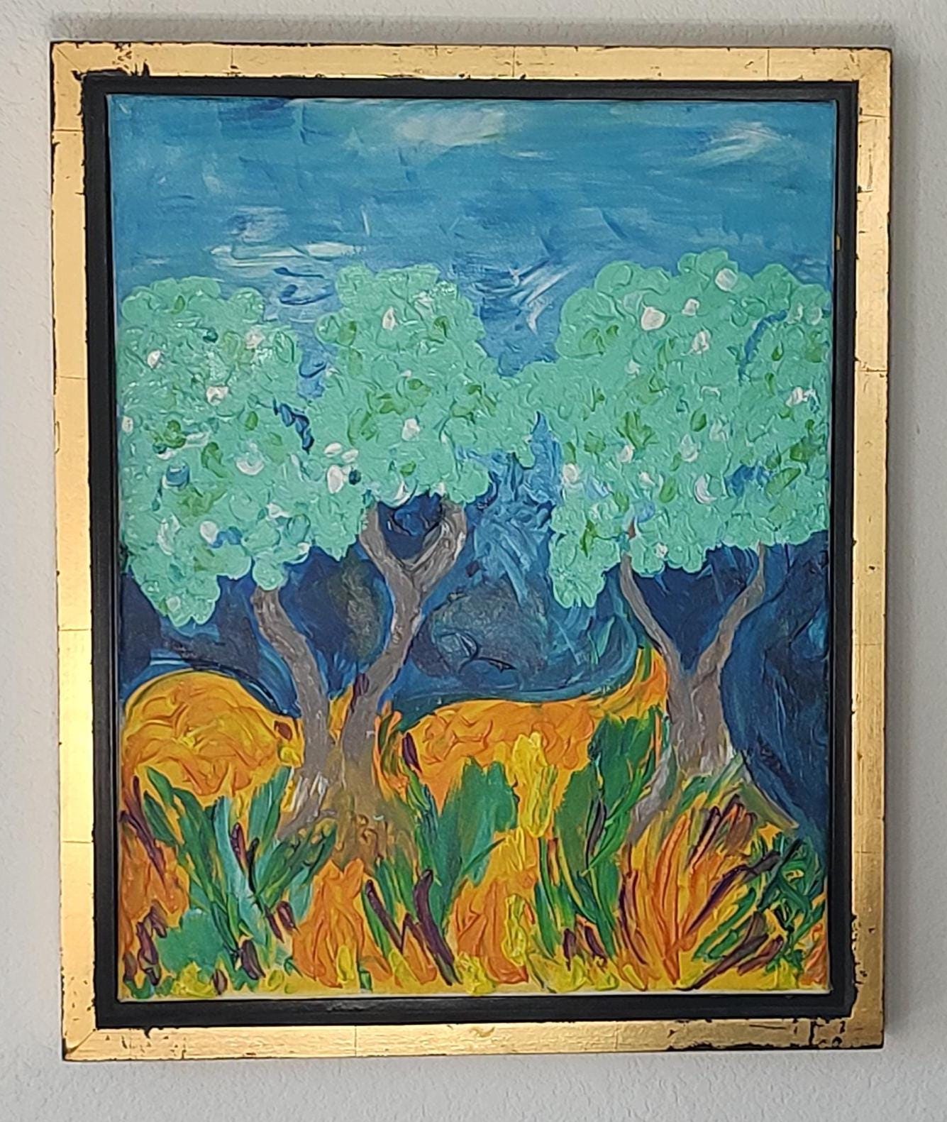 V Old Olive in Aix en Provence- 16 x 20 Heavy Body Acrylic on Canvas
