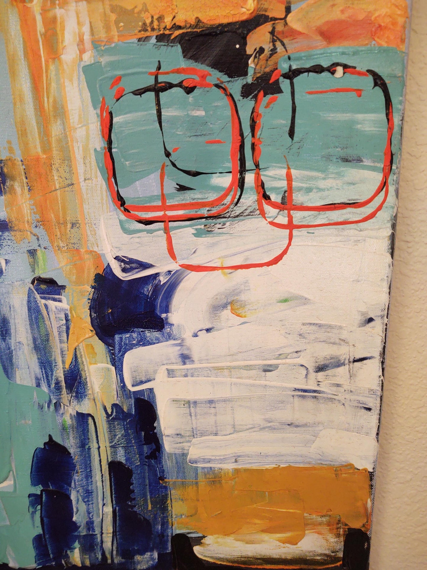 V Circus Daze 24 x 36 Acrylic on canvas