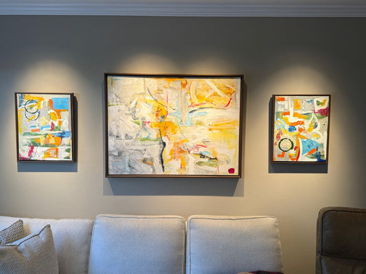 SOLD- triptych- Color Abyss-Timmy's Dream- (center piece)