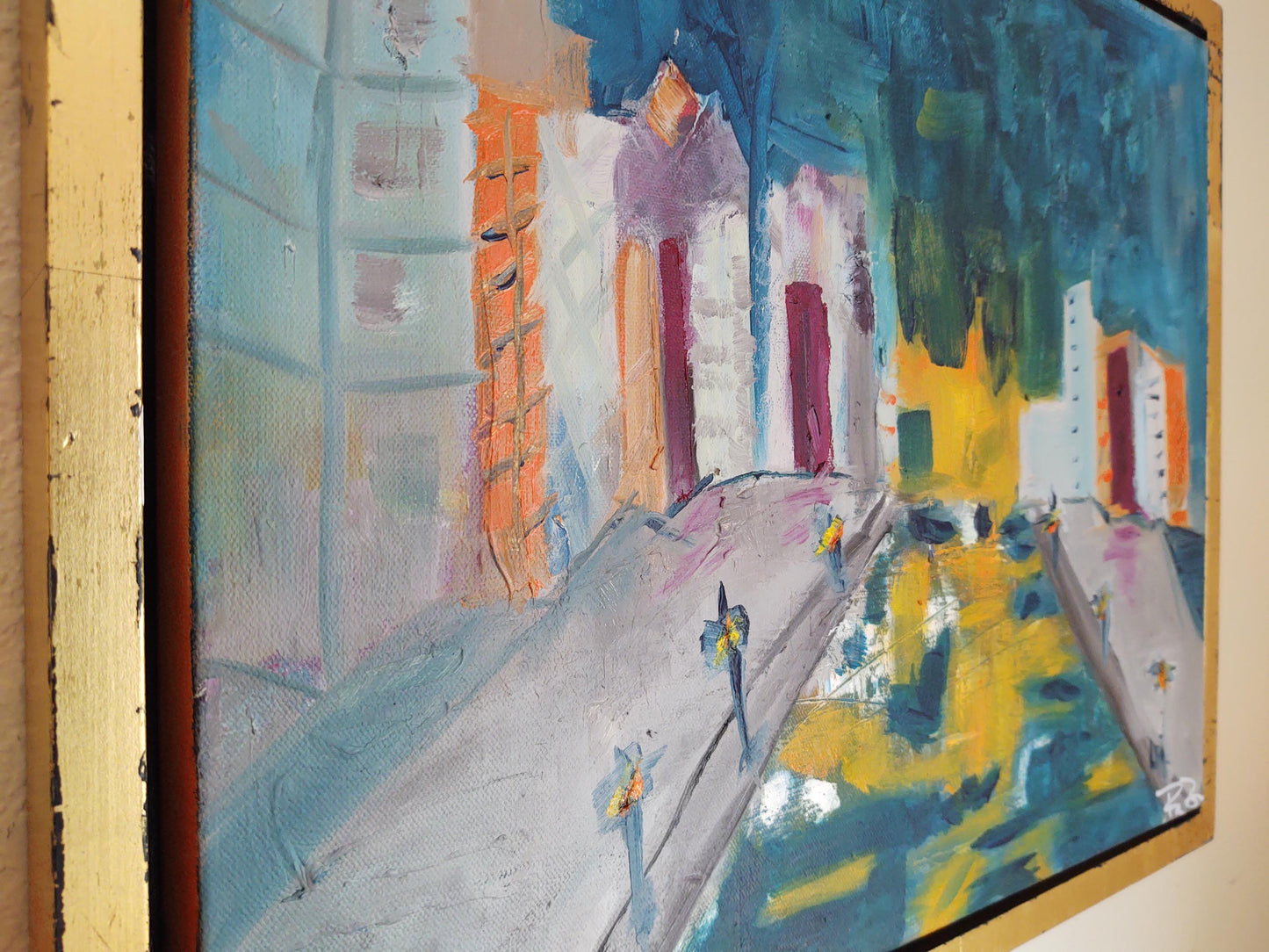 V Embarcadero Estuary-San Francisco 20 x 24 Oil on Canvas