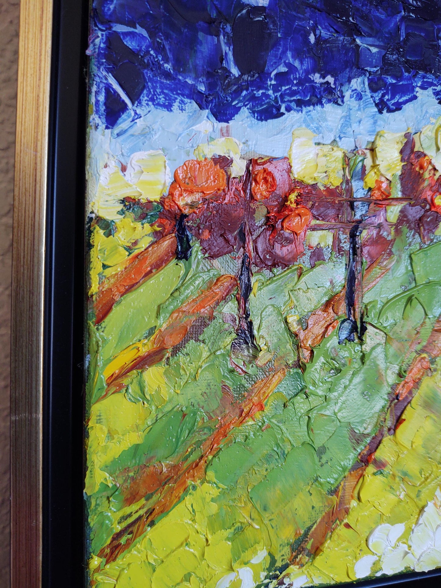 V After Harvest- Kenwood, CA 9 x 11 Oil on Canvas
