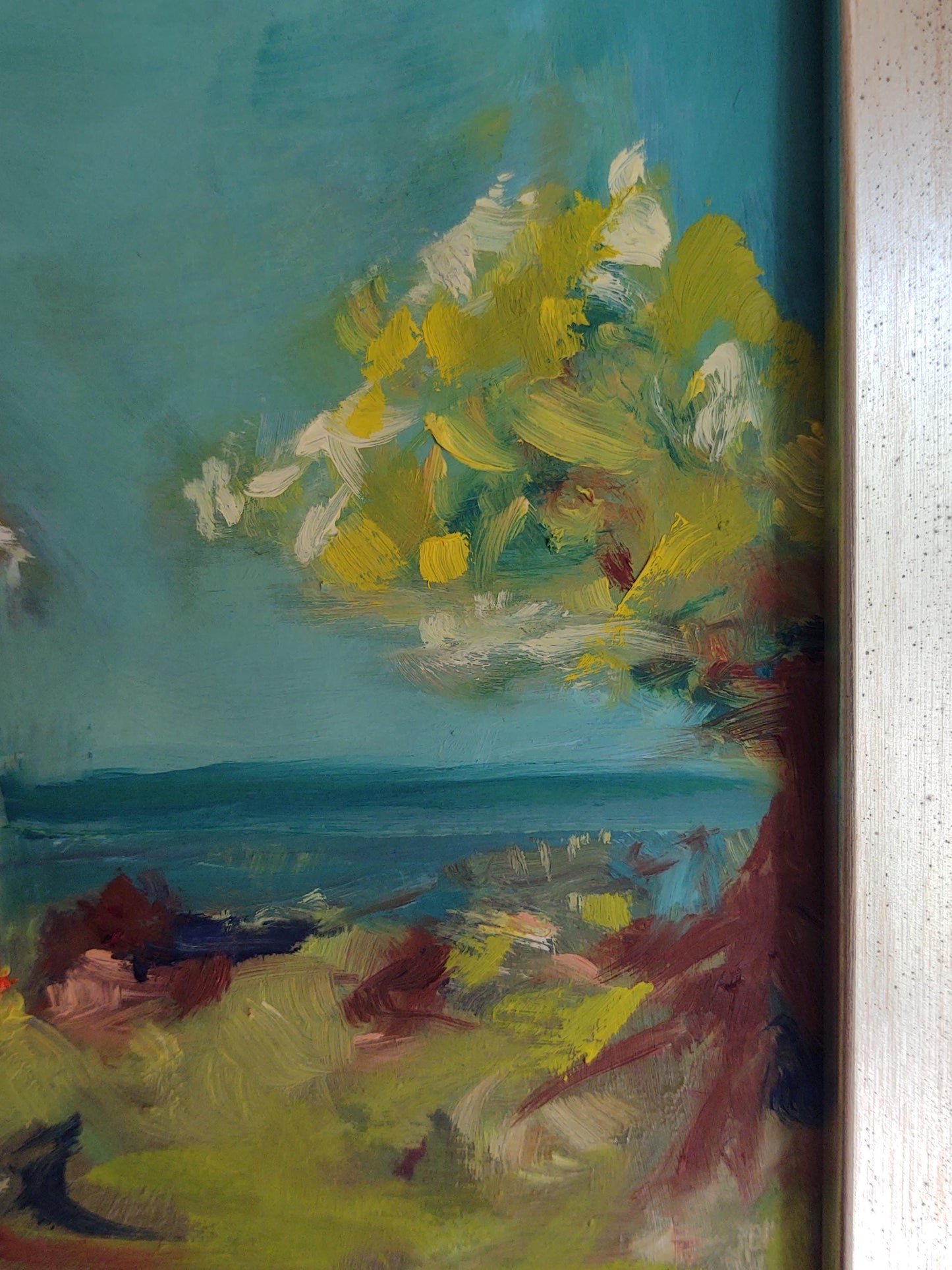 V SOLD Memories of Cape Cod Plein Air 12 x 12 Oil on Board