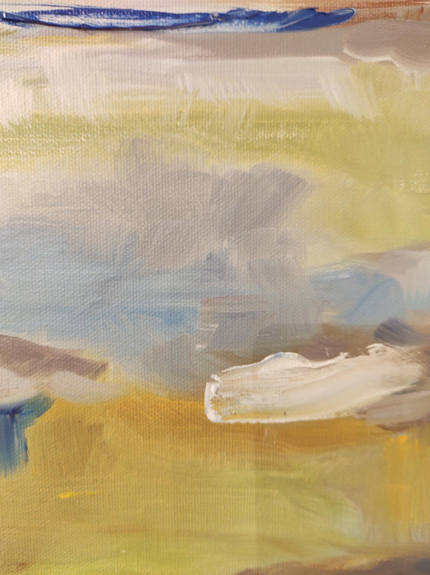 B Sonoma Creek Miniature Study - 6x8 - Oil on Canvas - Gallery Exhibit