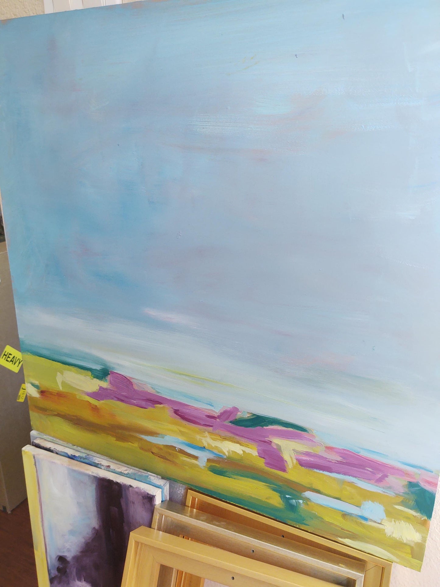 SOLD Carneros Crush 24 x 24 Oil on Birch Wood Board