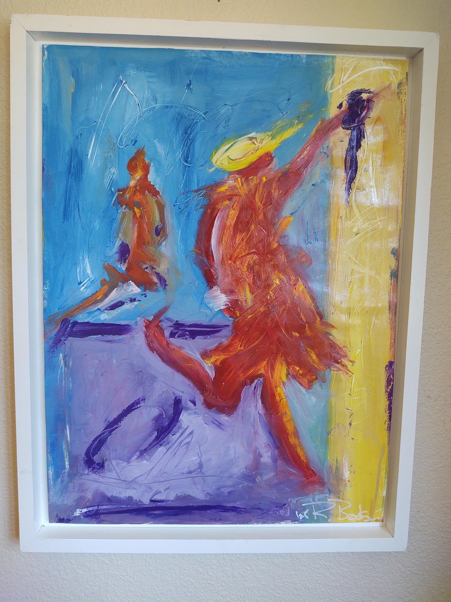 Winifred's Vibe 18 x 24 Oil on Paper Mounted on Canvas