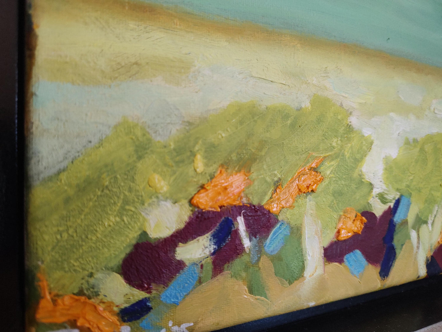 B Mayacama Wildflowers 2 - 8x10 - Oil on Canvas - Gallery Exhibit