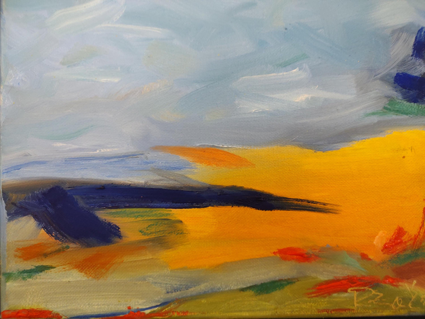 Point Reyes Sky Trail Loop - 8x10 - Oil on Canvas - Gallery Exhibit
