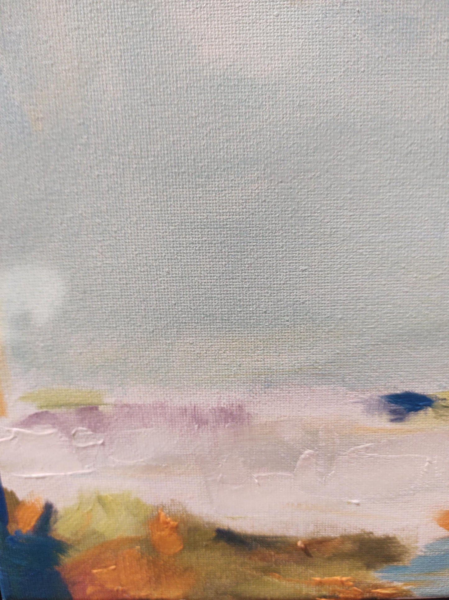 B Winter Sky Refraction - 9x12 - Oil on Canvas - Gallery Exhibit