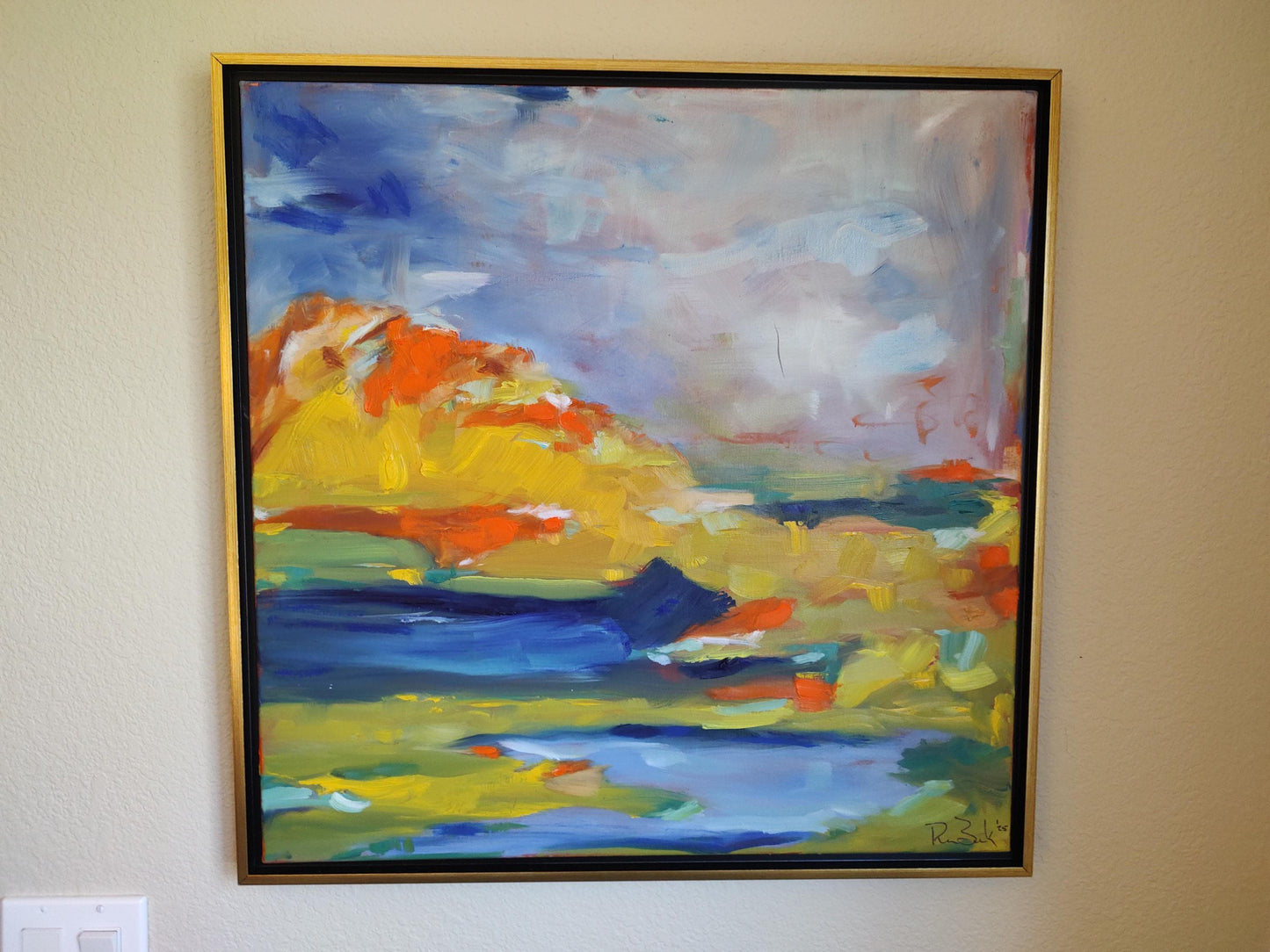 B Pt Reyes Abbott's Cove - 24x24 - Oil on Canvas - Gallery Exhibit
