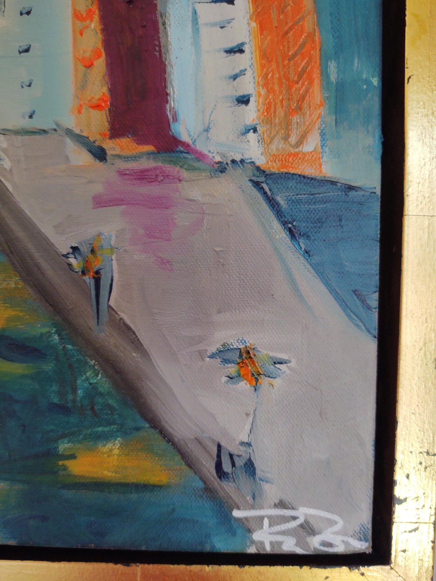 V Embarcadero Estuary-San Francisco 20 x 24 Oil on Canvas