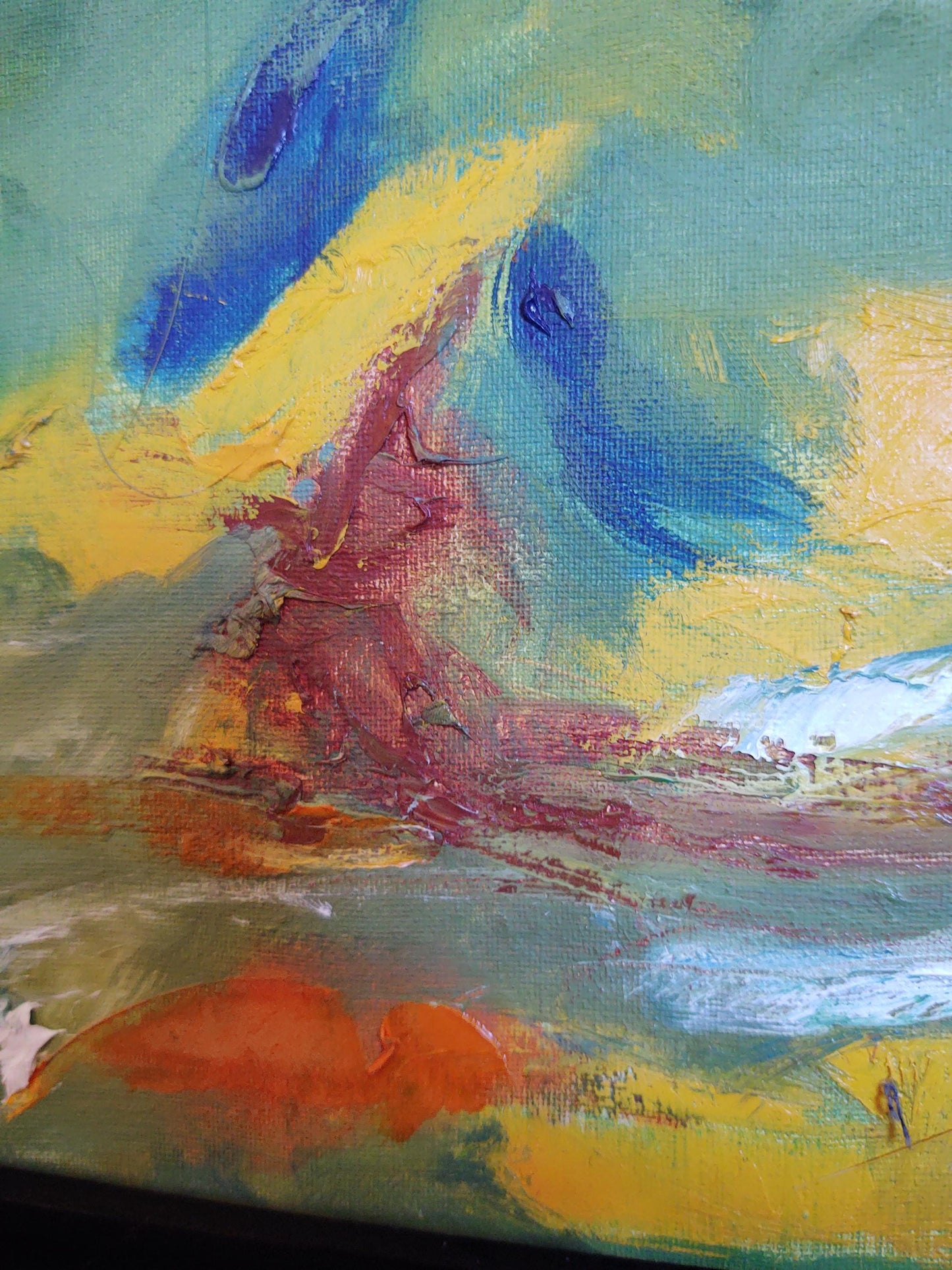 V Harvest Storm 16 x 20 Oil on Canvas