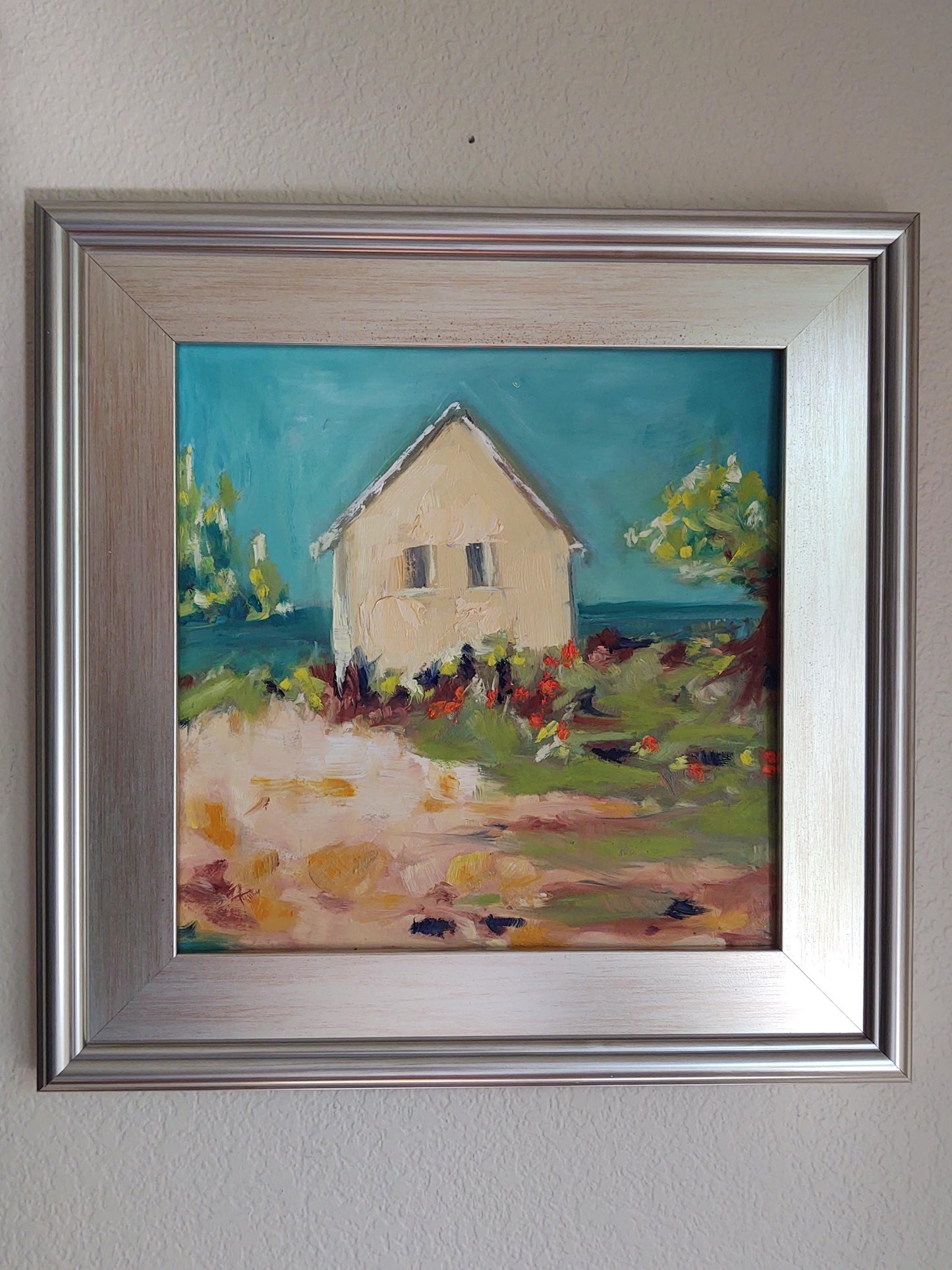 V SOLD Memories of Cape Cod Plein Air 12 x 12 Oil on Board