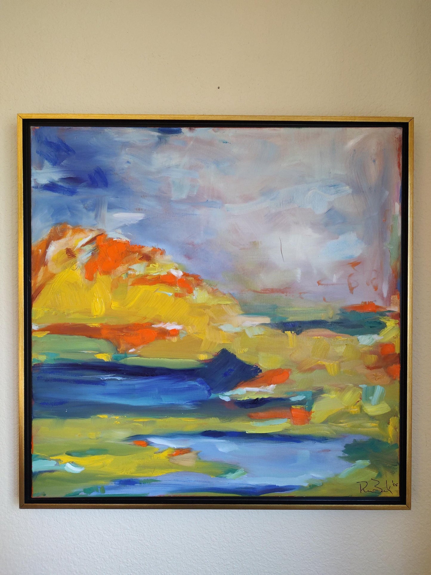 B Pt Reyes Abbott's Cove - 24x24 - Oil on Canvas - Gallery Exhibit