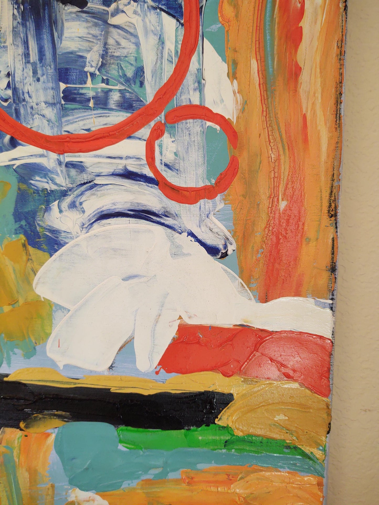 V Circus Daze 24 x 36 Acrylic on canvas