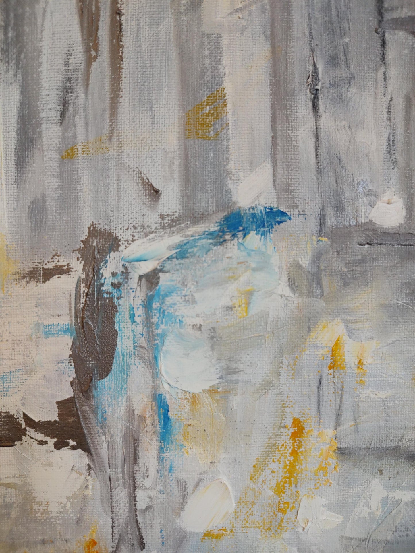 B Misty Morning San Francisco City Scape - 18x24 - Oil on Canvas - Gallery Exhibit