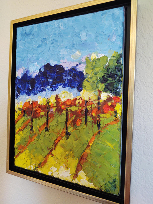 G After Harvest- Kenwood, CA 9 x 11 Oil on Canvas