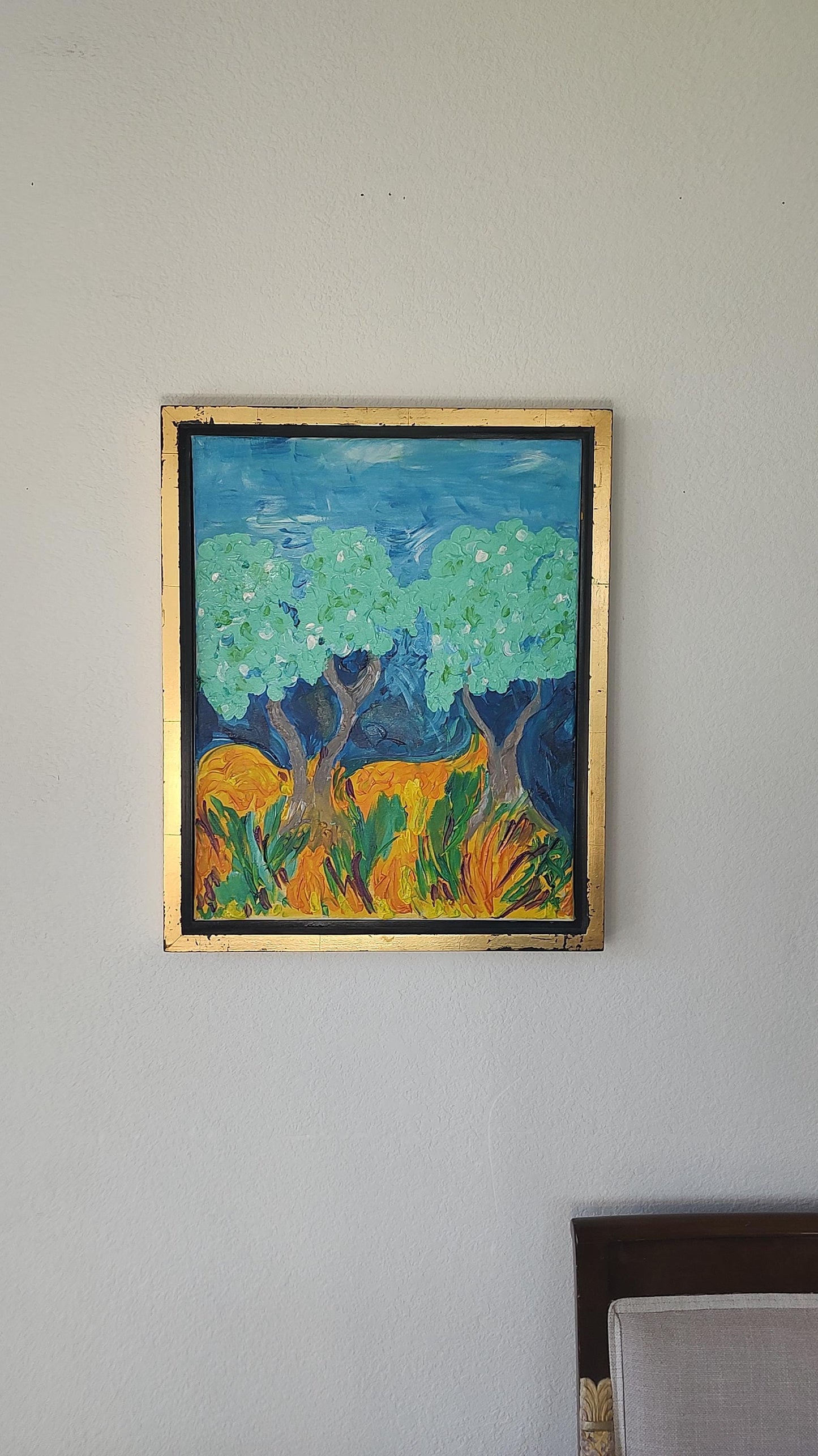 V Old Olive in Aix en Provence- 16 x 20 Heavy Body Acrylic on Canvas