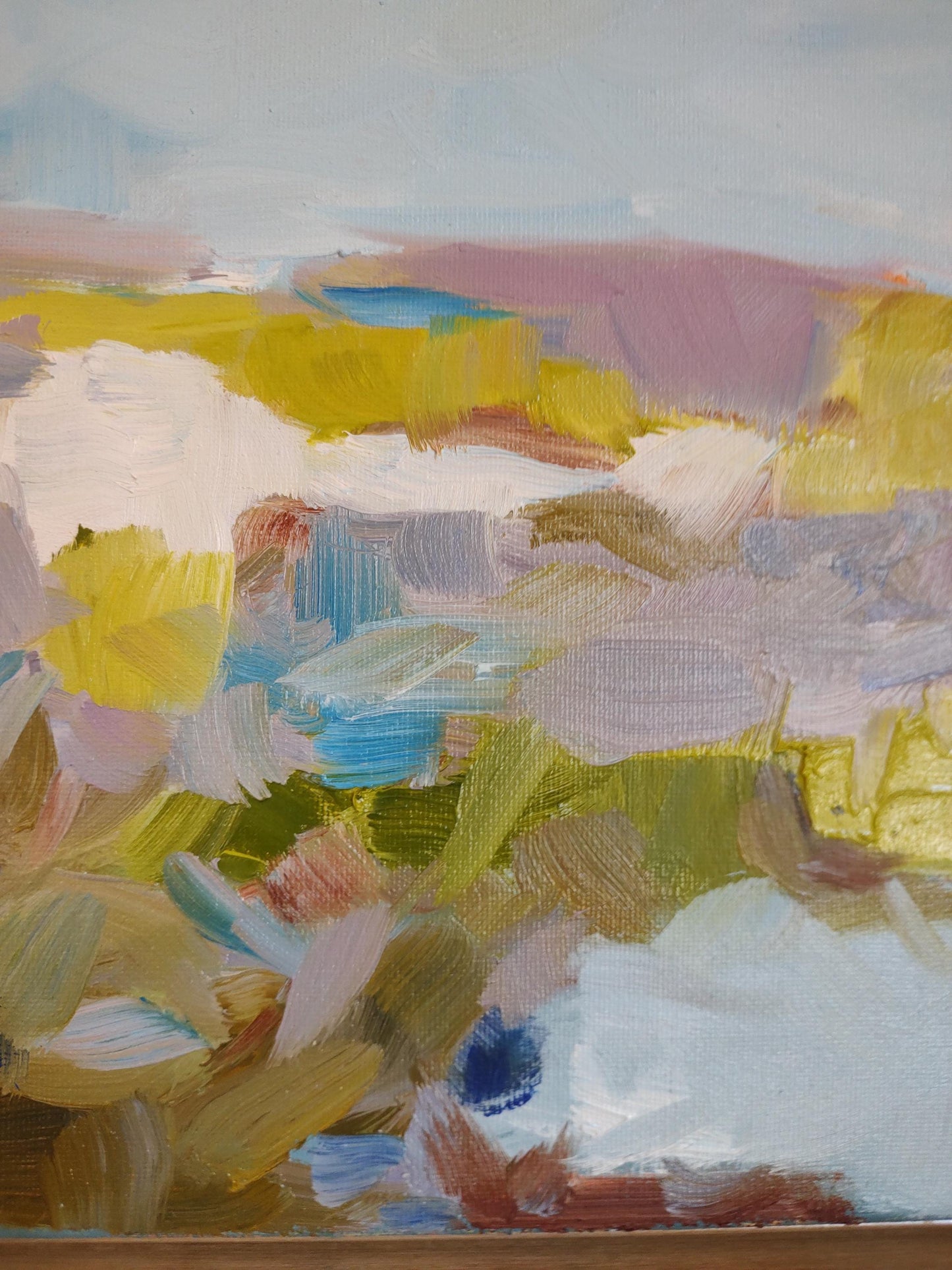 B Sonoma Creek: Lazy Daze - 10 x 20 - Oil on Canvas - Gallery Exhibit