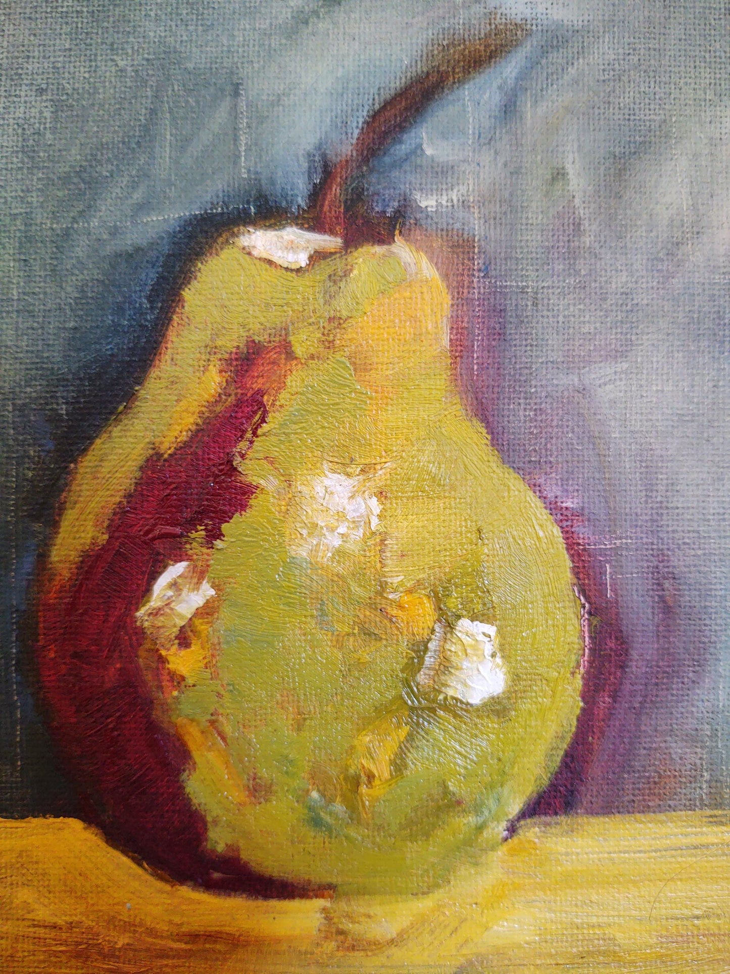 G Pears-Still Life (set 1 of 3) 8 x 10 Oil on Canvas
