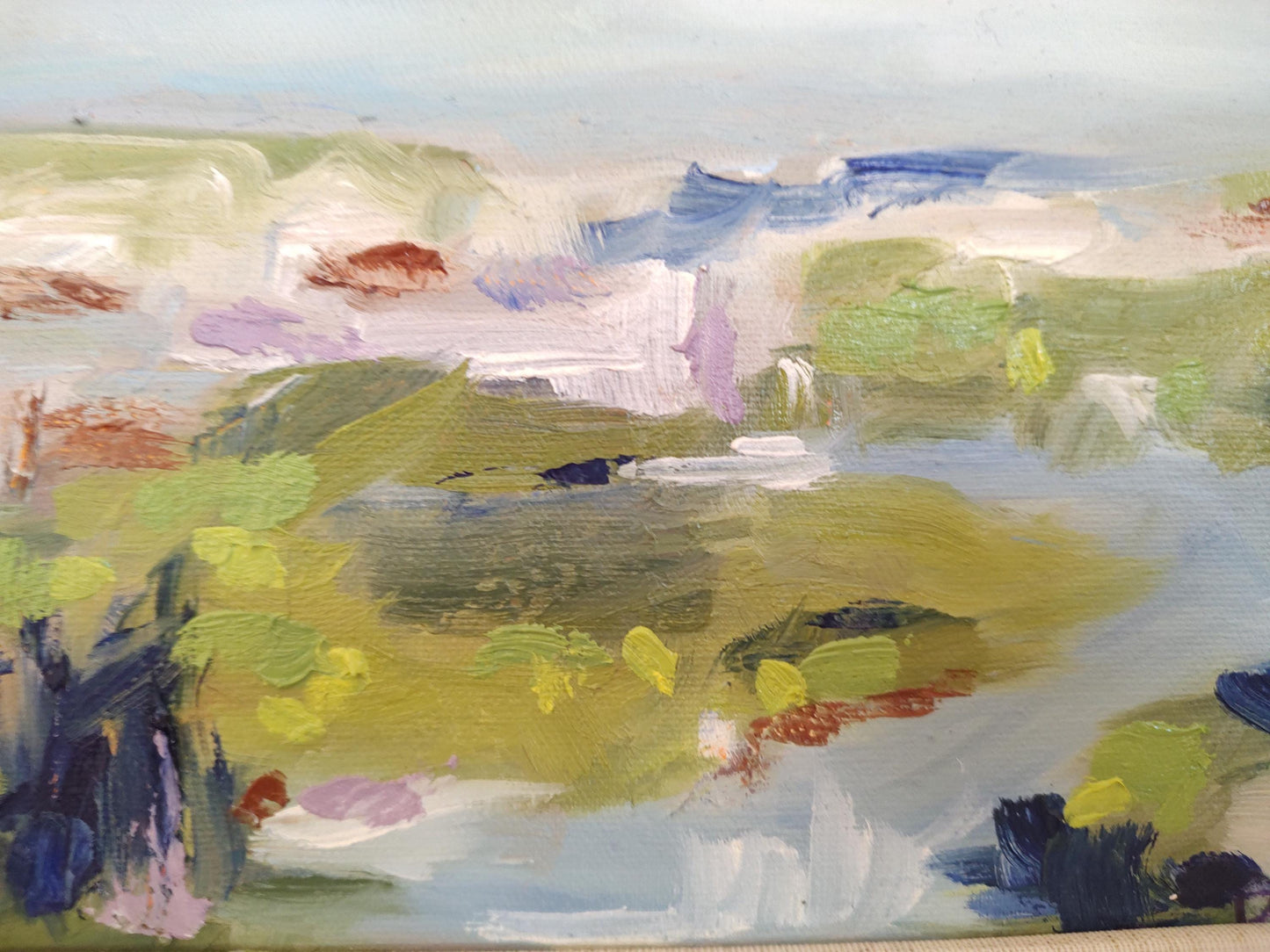 B Sonoma Creek Miniature Study - 6x8 - Oil on Canvas - Gallery Exhibit