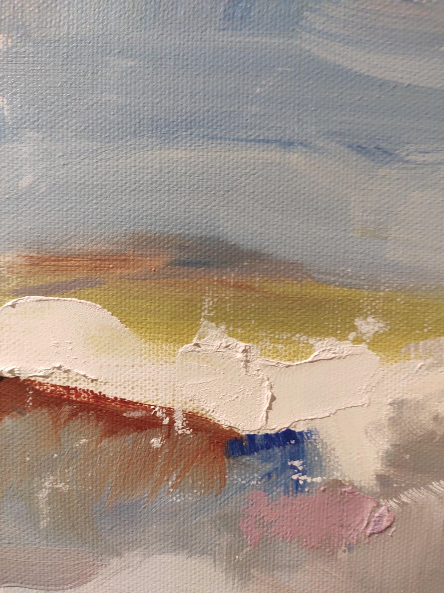 B Sonoma Creek Miniature Study - 6x8 - Oil on Canvas - Gallery Exhibit