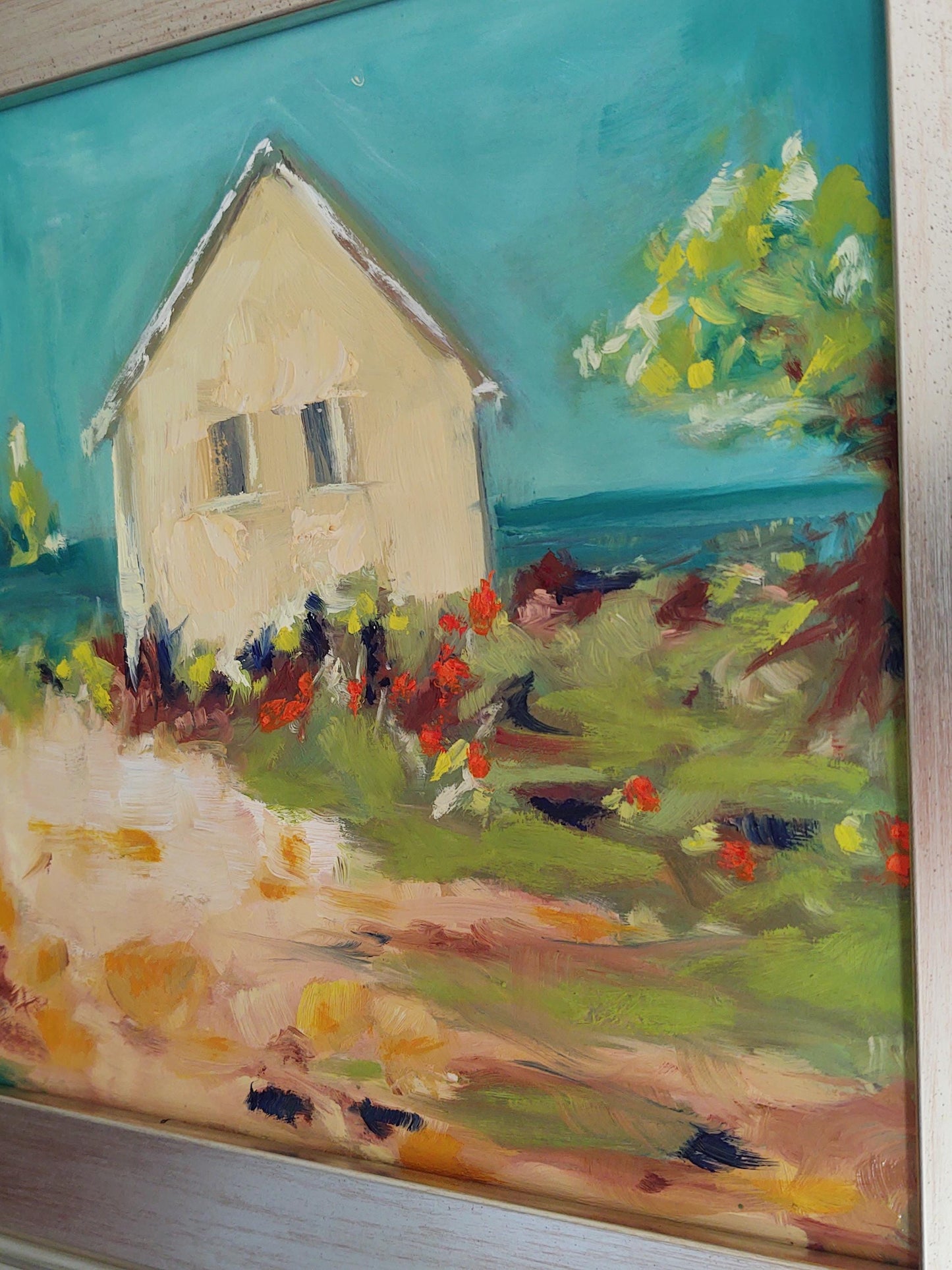 V SOLD Memories of Cape Cod Plein Air 12 x 12 Oil on Board