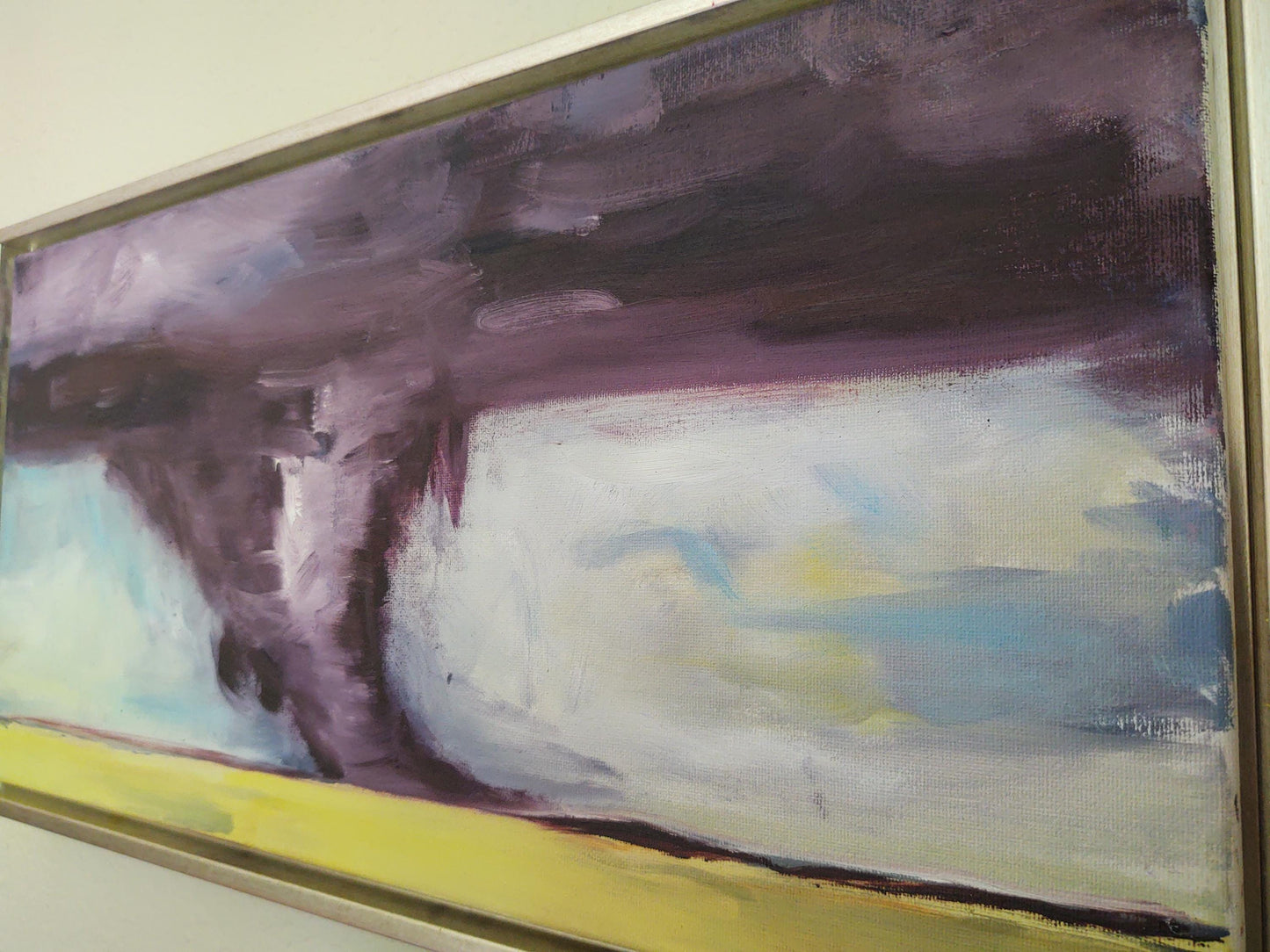 V Crimson Twister 10 x 20 Oil on Canvas