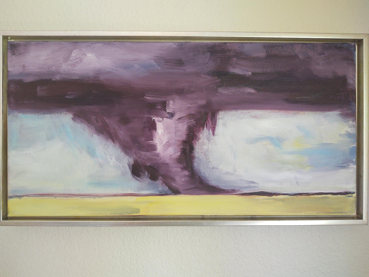 V Crimson Twister 10 x 20 Oil on Canvas