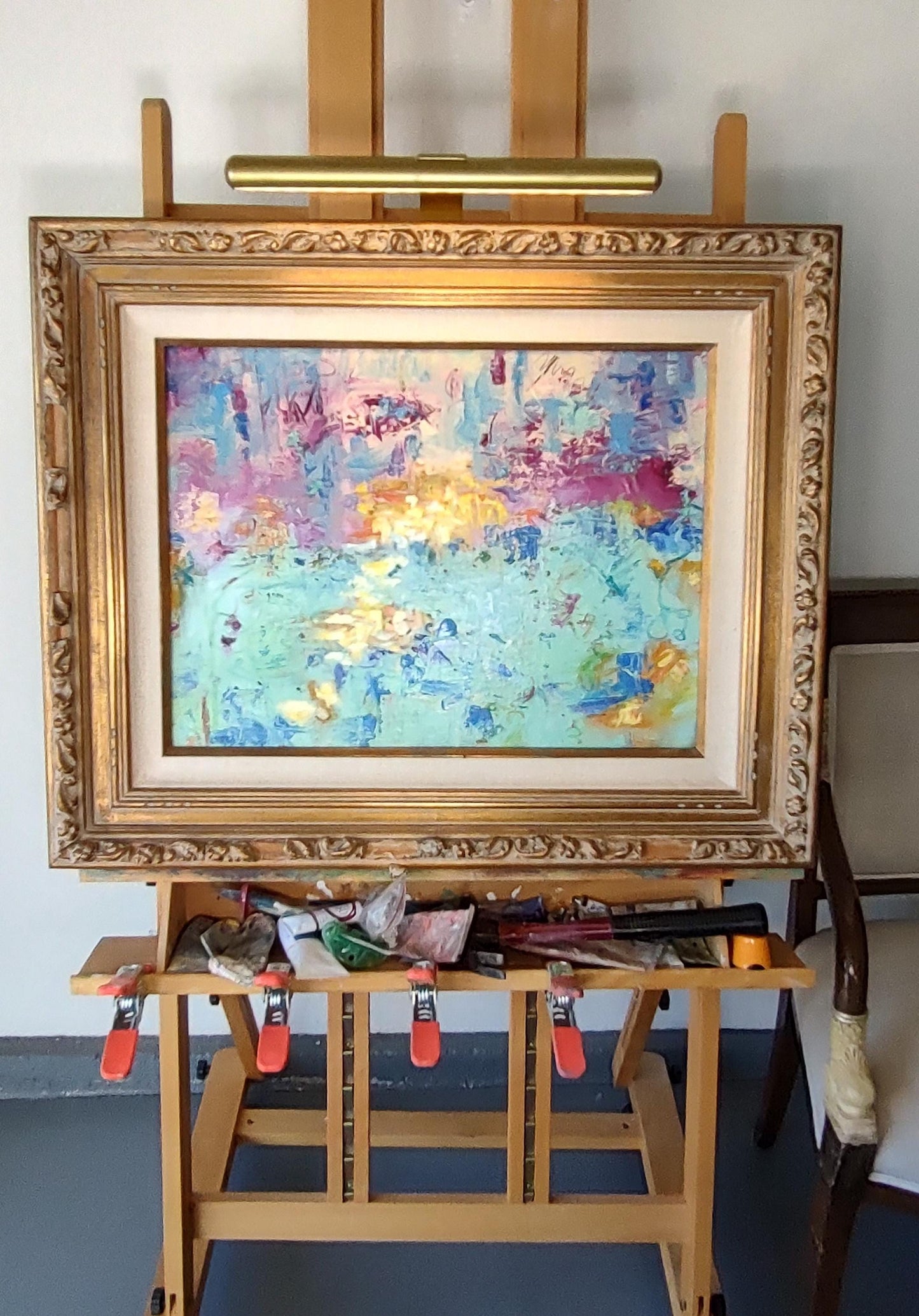 B Tiburon Twilight - 18x30 - Mixed Media on Canvas - Gallery Exhibit