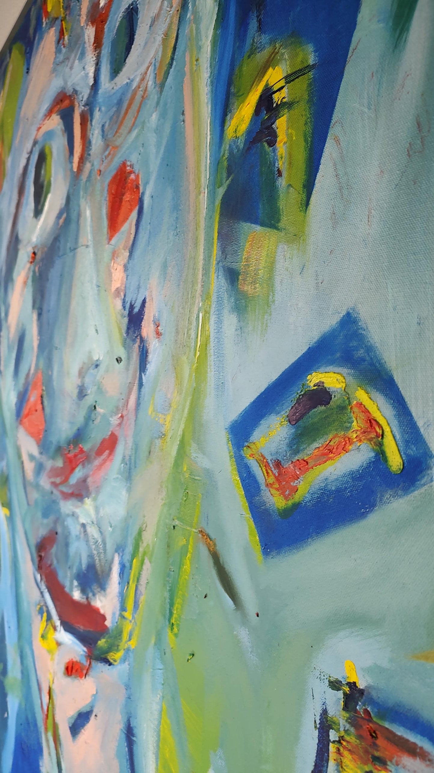 Kaleidoscope Eyes- Oil on Stretched Canvas 48 x 60