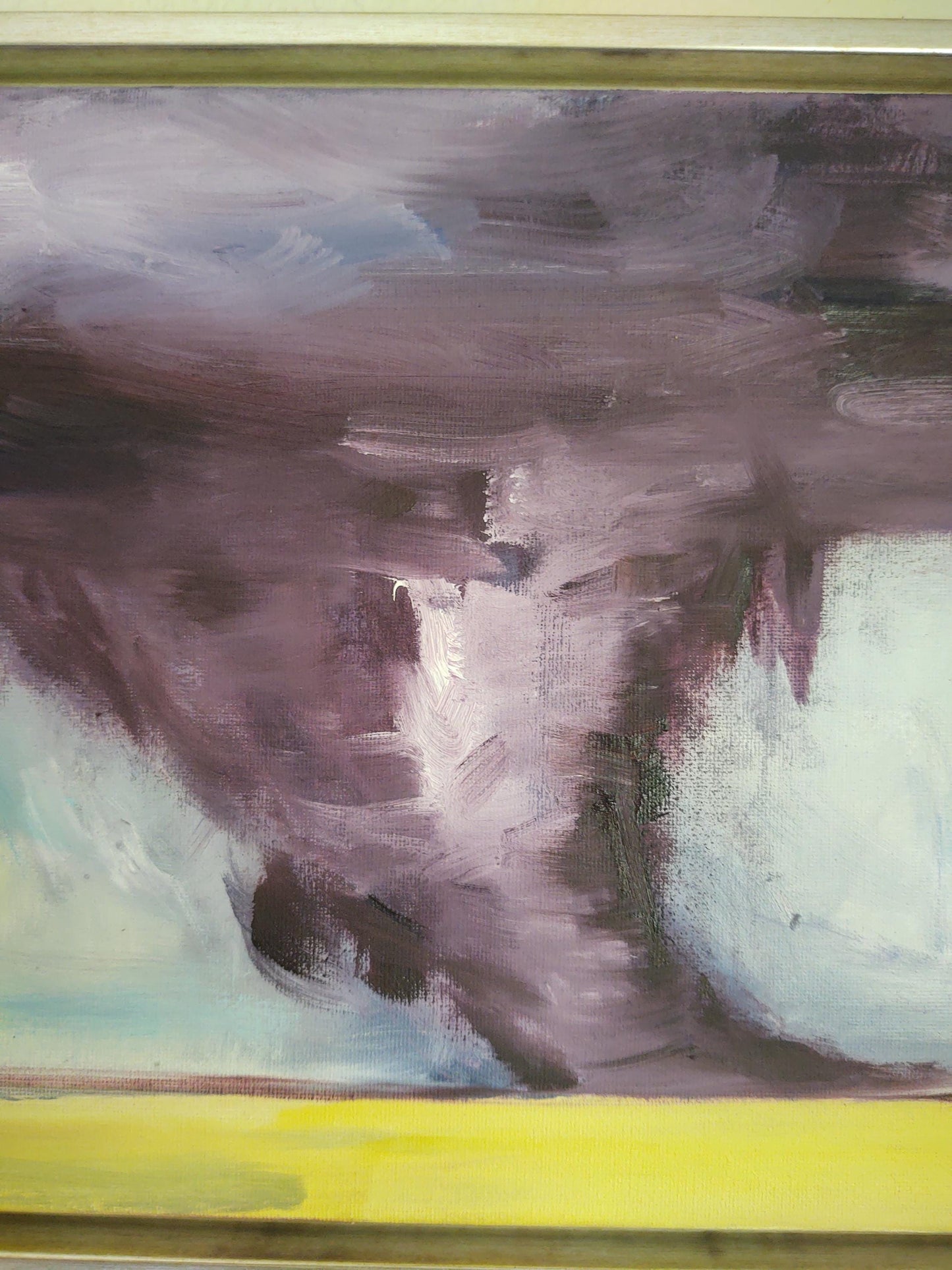 V Crimson Twister 10 x 20 Oil on Canvas