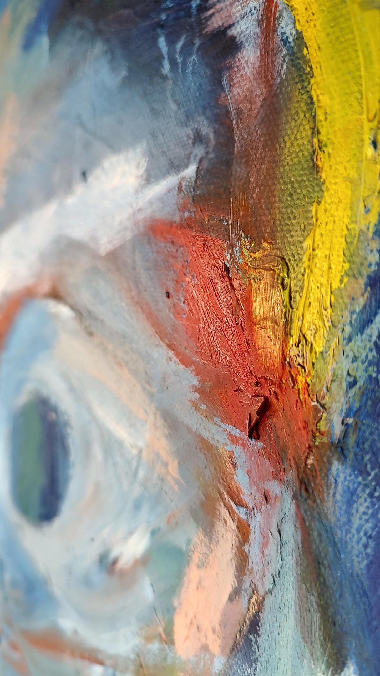 Kaleidoscope Eyes- Oil on Stretched Canvas 48 x 60