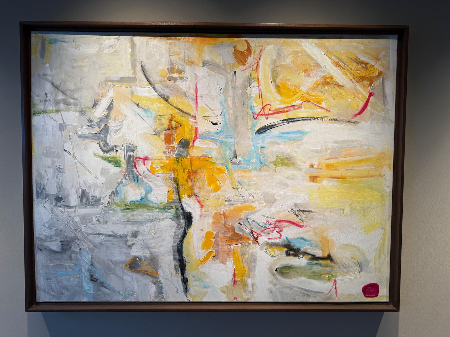 SOLD- triptych- Color Abyss-Timmy's Dream- (center piece)