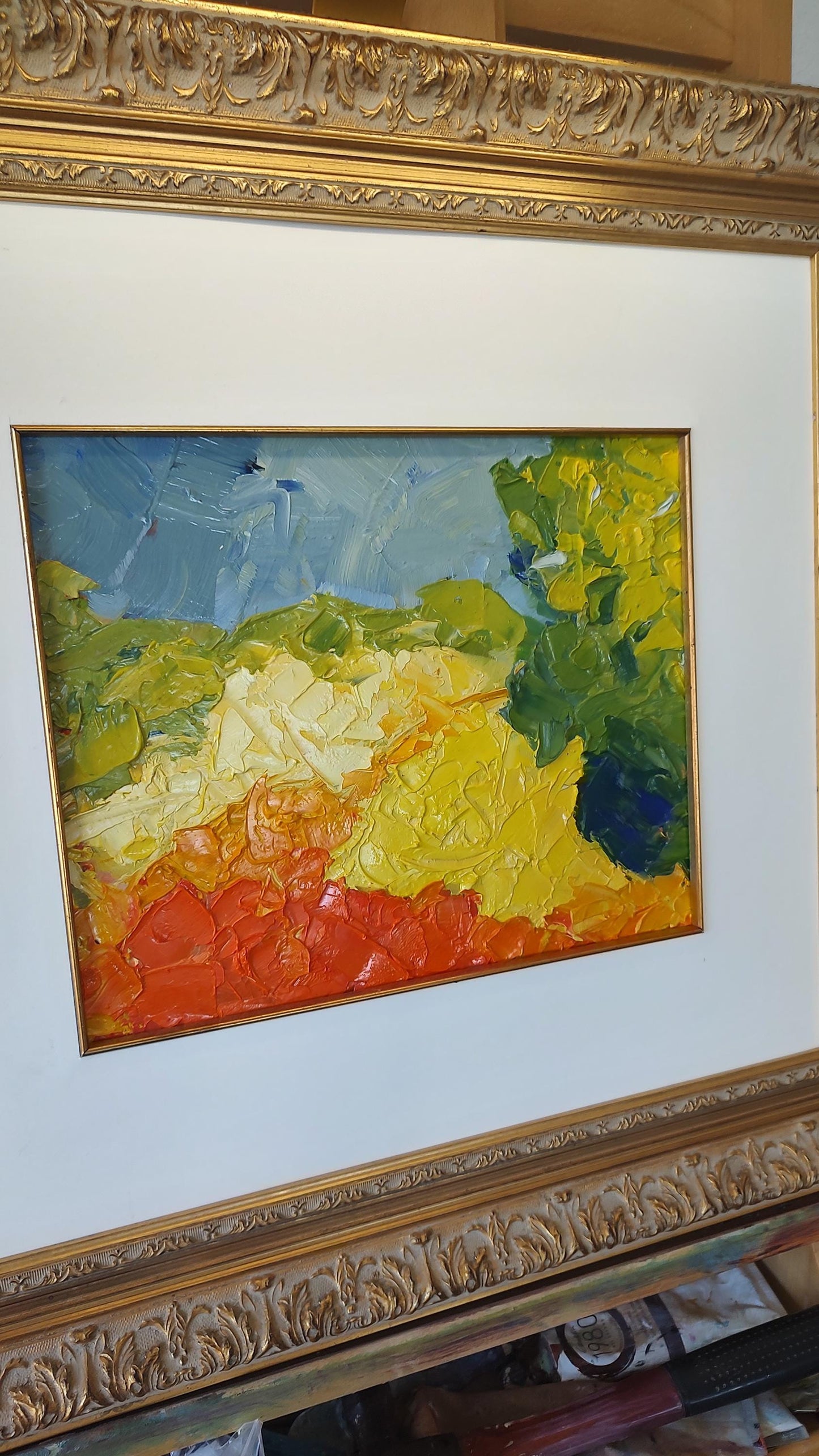 B California Symphony – Poppy Dance and Mustard Song - 19x24 - Oil on Foam Core Board - Gallery Exhibit