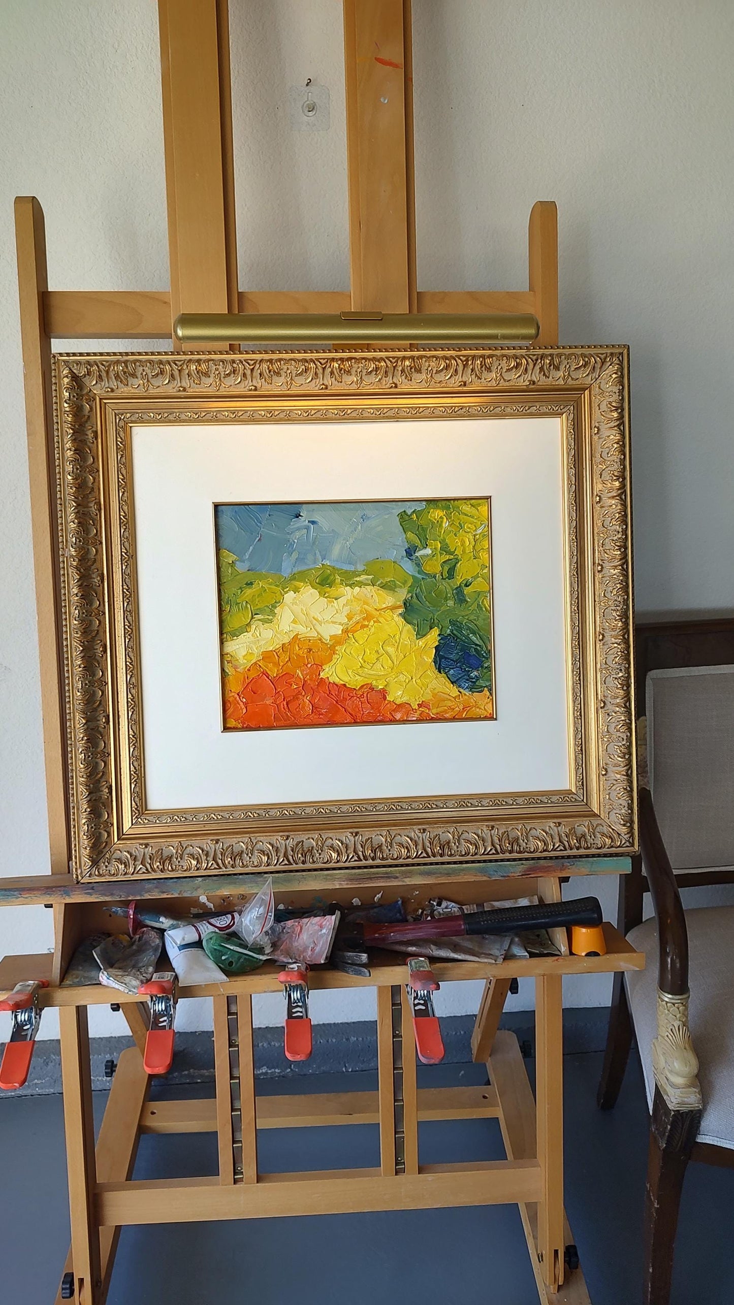 B California Symphony – Poppy Dance and Mustard Song - 19x24 - Oil on Foam Core Board - Gallery Exhibit