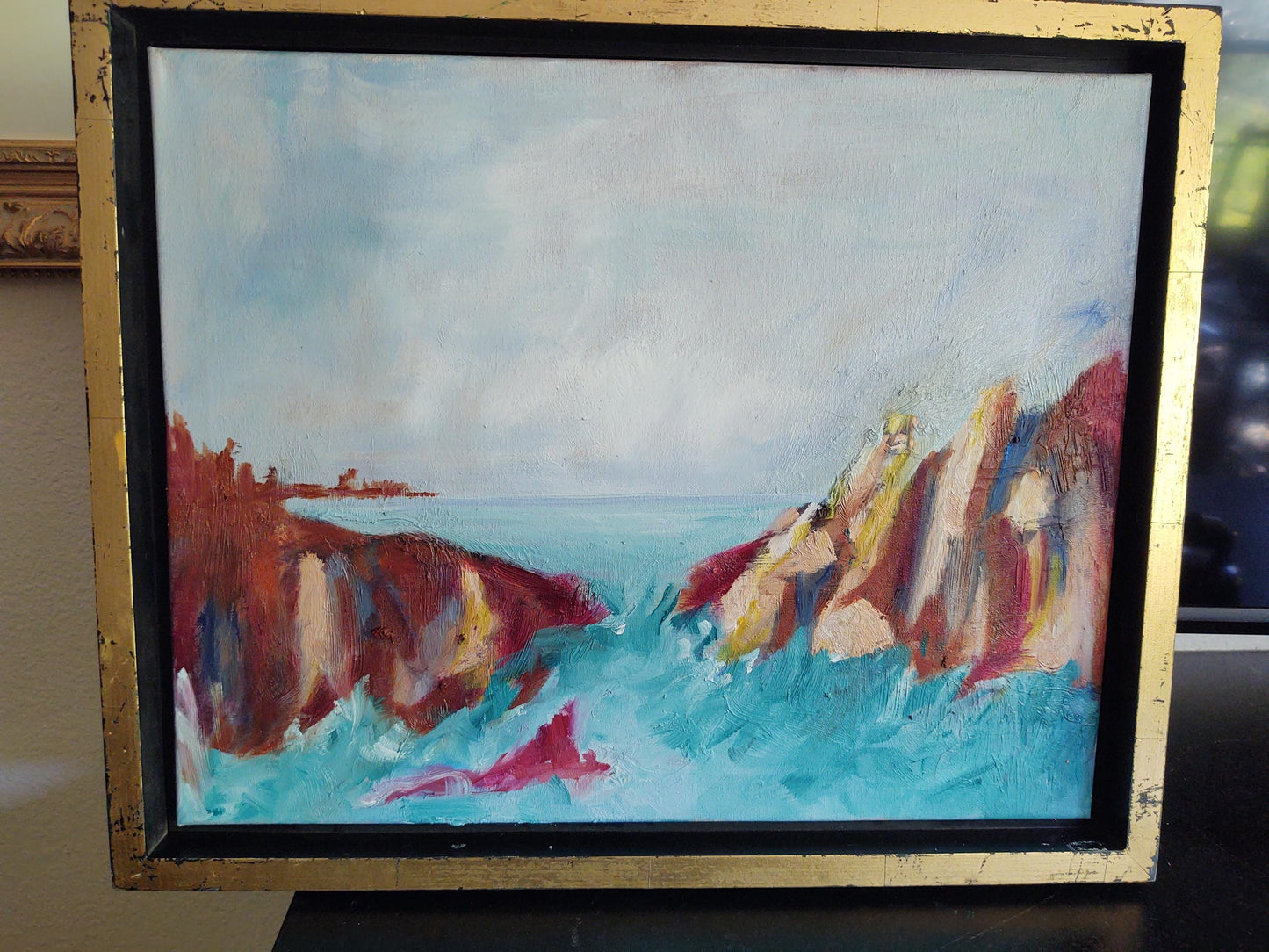 V North Coast Misty Morning 16 x 20 Oil on Canvas