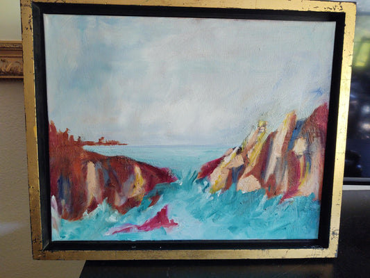 V North Coast Misty Morning 16 x 20 Oil on Canvas