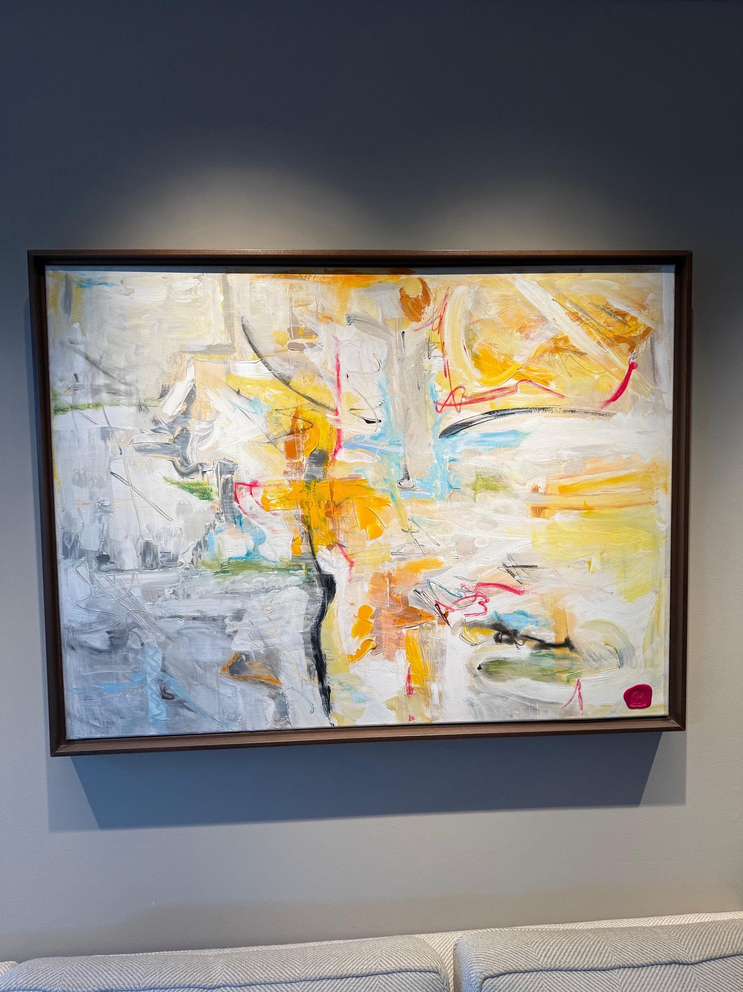 SOLD- triptych- Color Abyss-Timmy's Dream- (center piece)