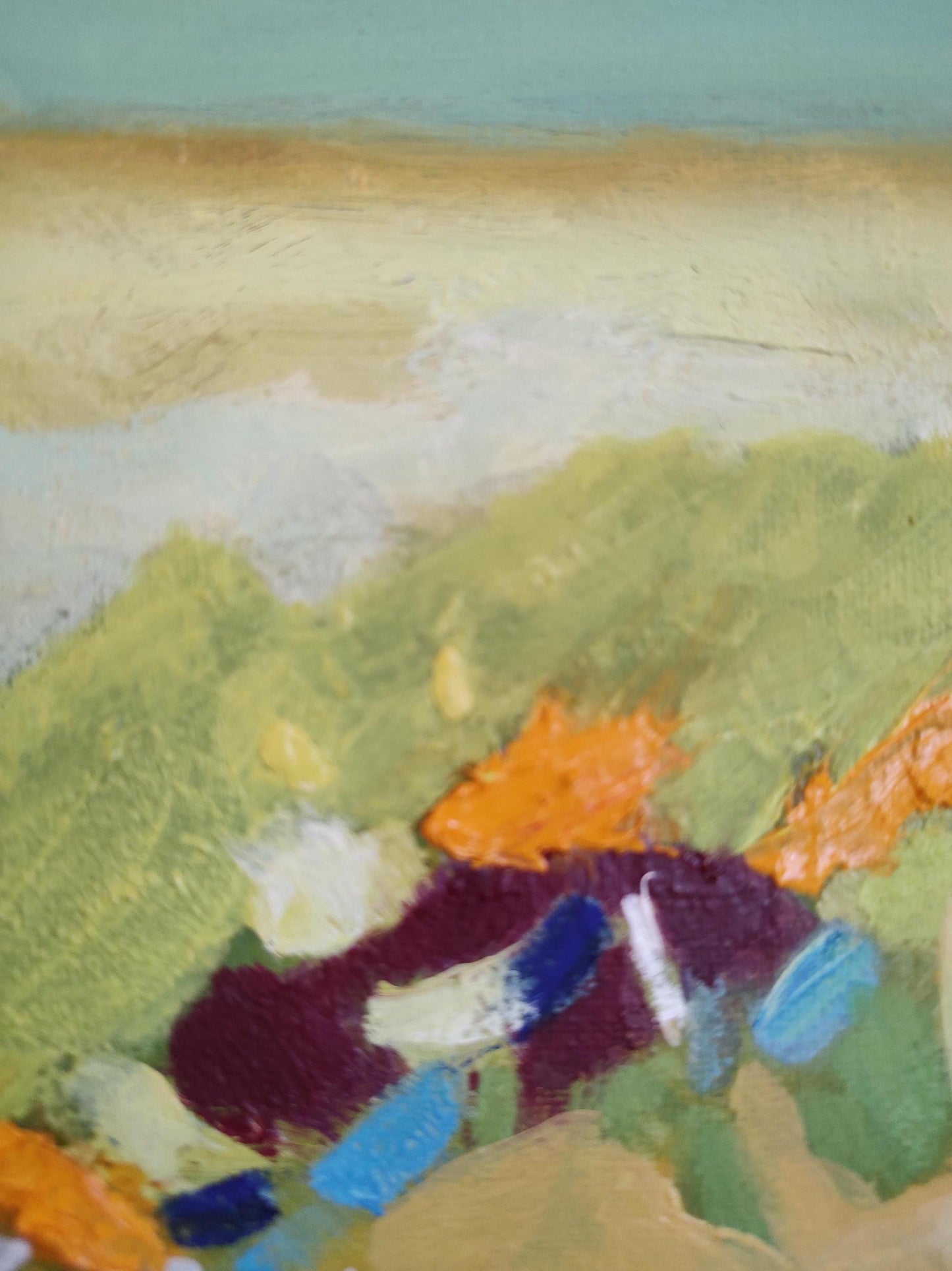 B Mayacama Wildflowers 2 - 8x10 - Oil on Canvas - Gallery Exhibit