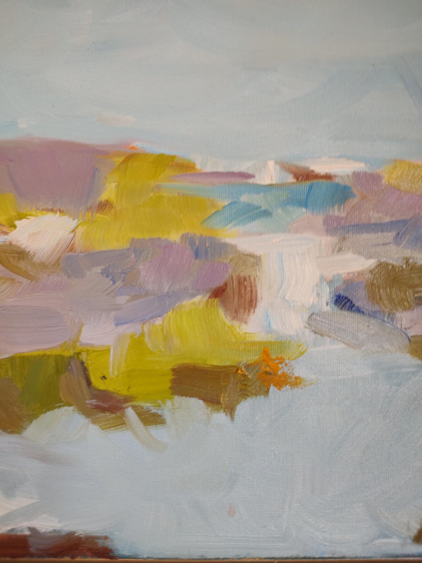 B Sonoma Creek: Lazy Daze - 10 x 20 - Oil on Canvas - Gallery Exhibit