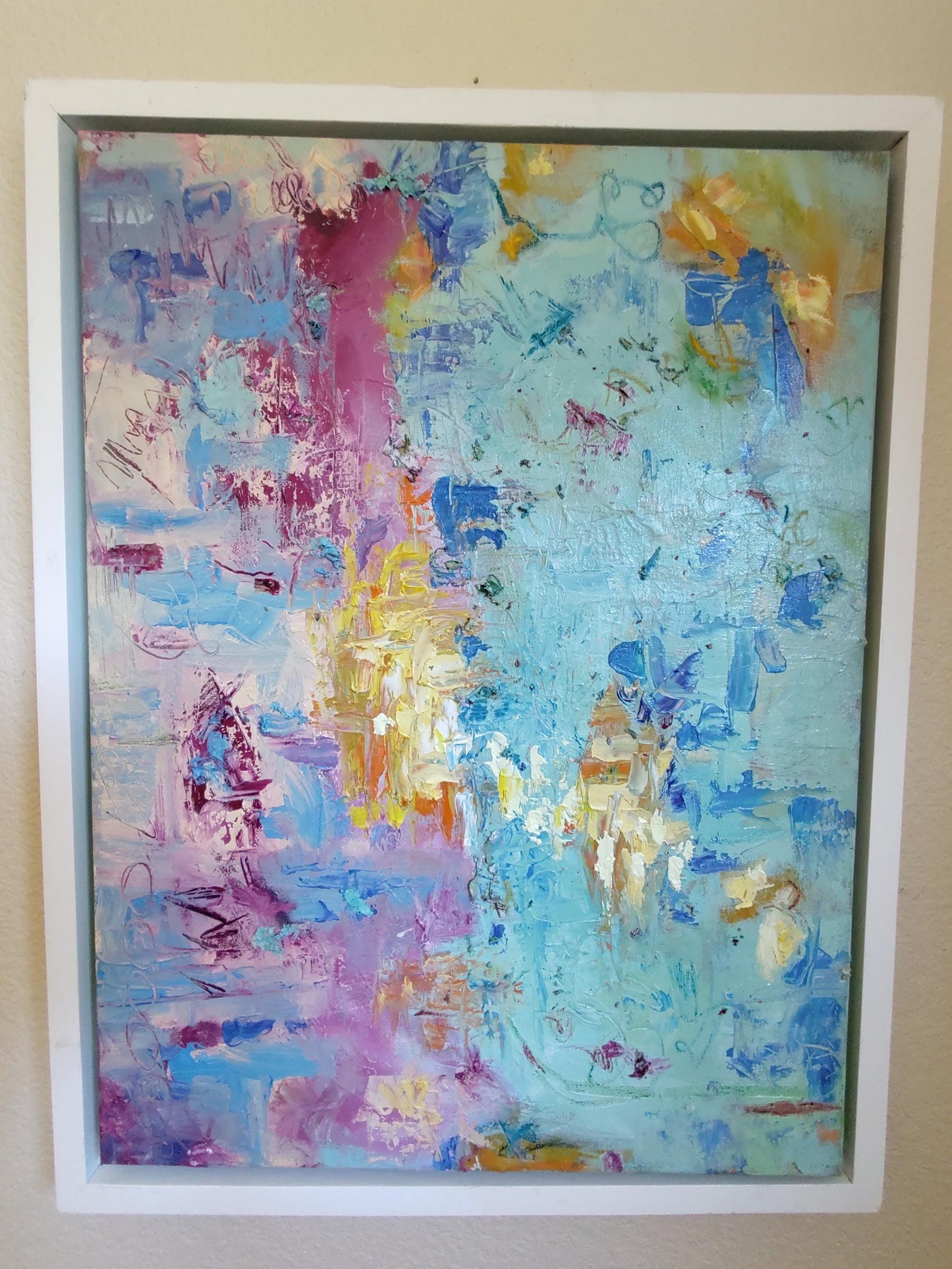 B Tiburon Twilight - 18x30 - Mixed Media on Canvas - Gallery Exhibit