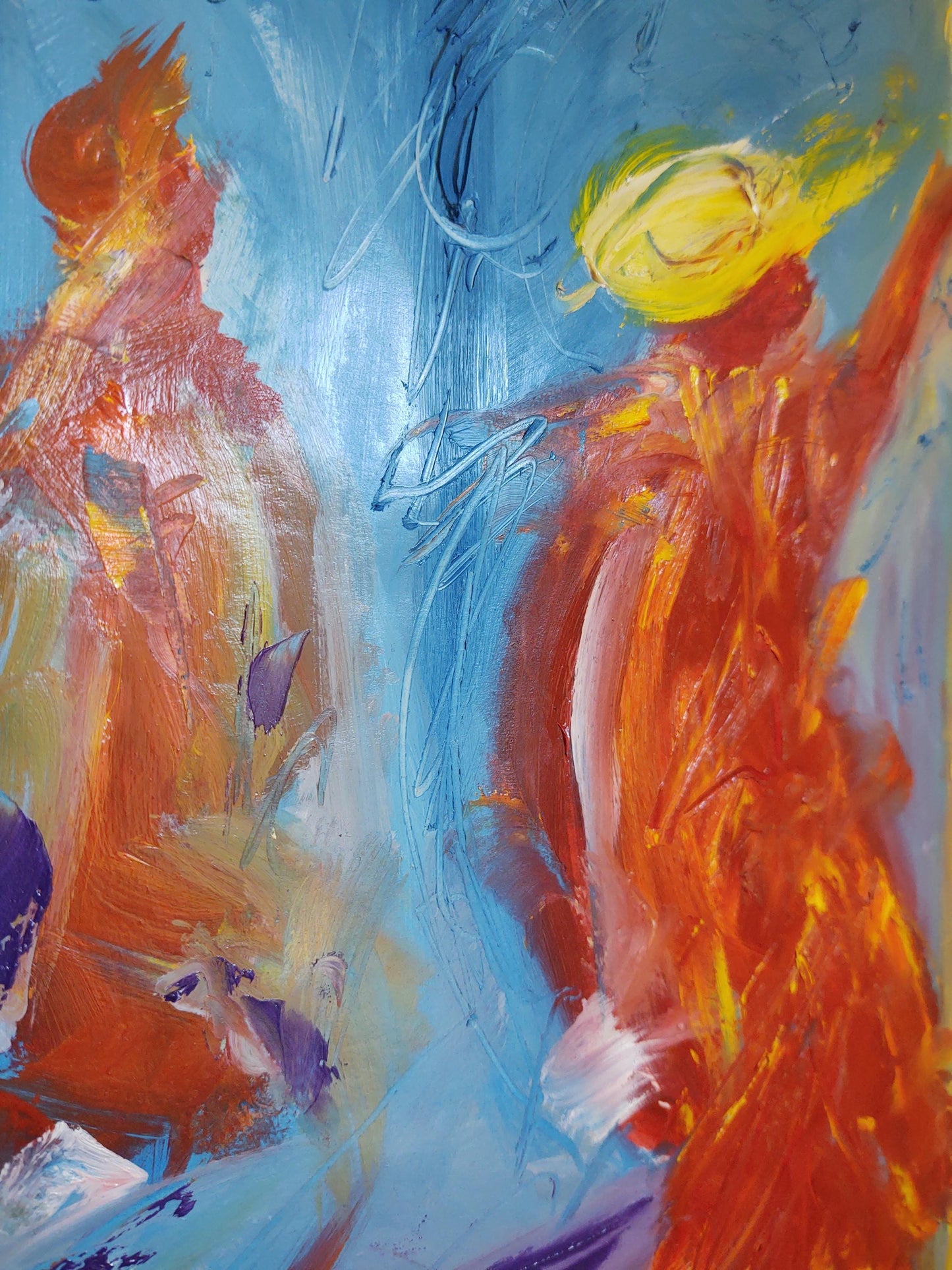 Winifred's Vibe 18 x 24 Oil on Paper Mounted on Canvas