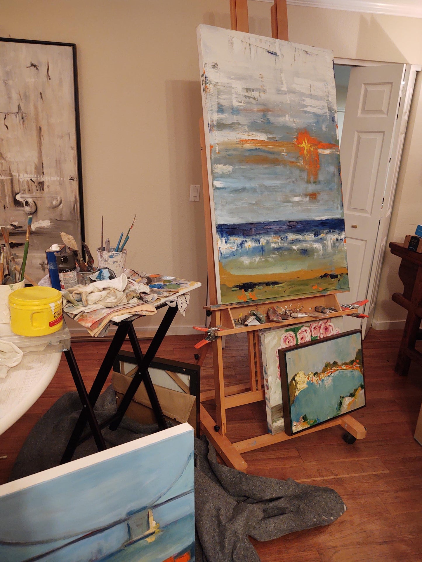 V California Sunset-Last Flash- 30 x 48 Oil on Canvas GALLERY EXHIBIT